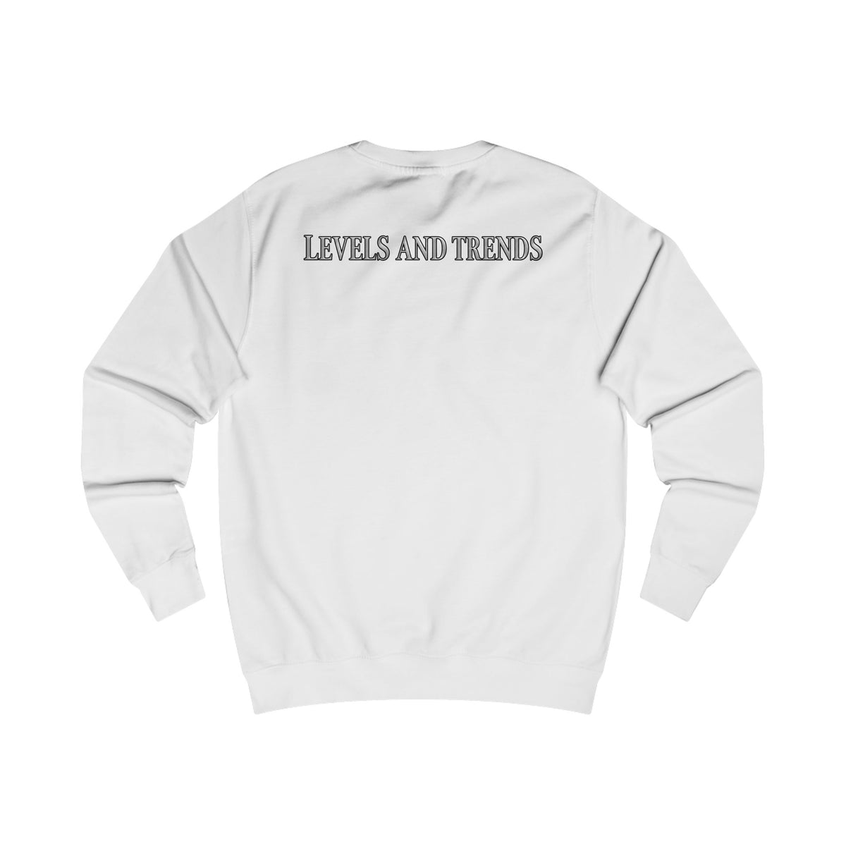 LT Black Sweatshirt — Vintage Metallic Lettering (Lewis and Friends)
