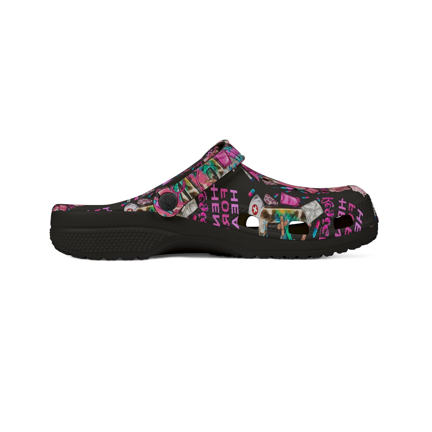 Henry Ford health Foam Crocs for Fun Comfort, Cute Garden Shoes, Trendy Summer Footwear, Perfect for Kids and Adults, Fun Gift Idea