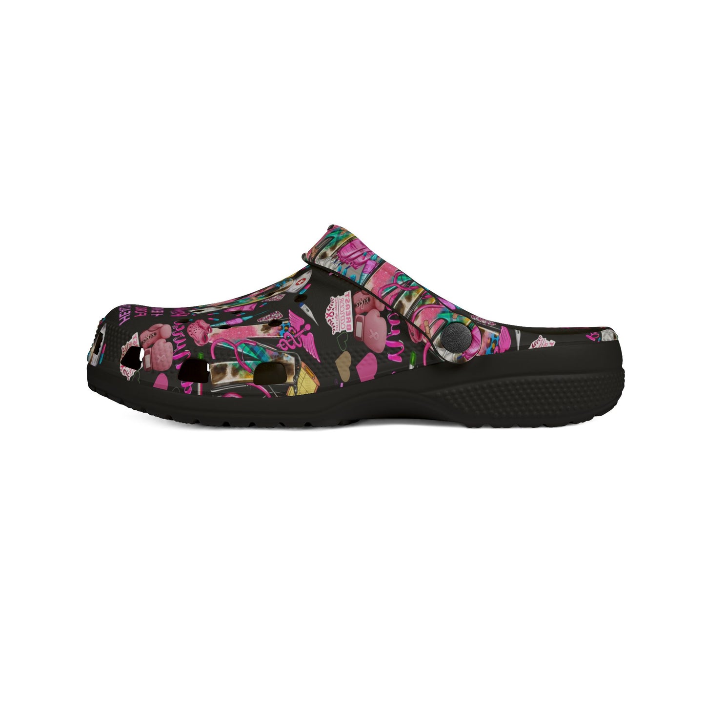 Henry Ford health Foam Crocs for Fun Comfort, Cute Garden Shoes, Trendy Summer Footwear, Perfect for Kids and Adults, Fun Gift Idea