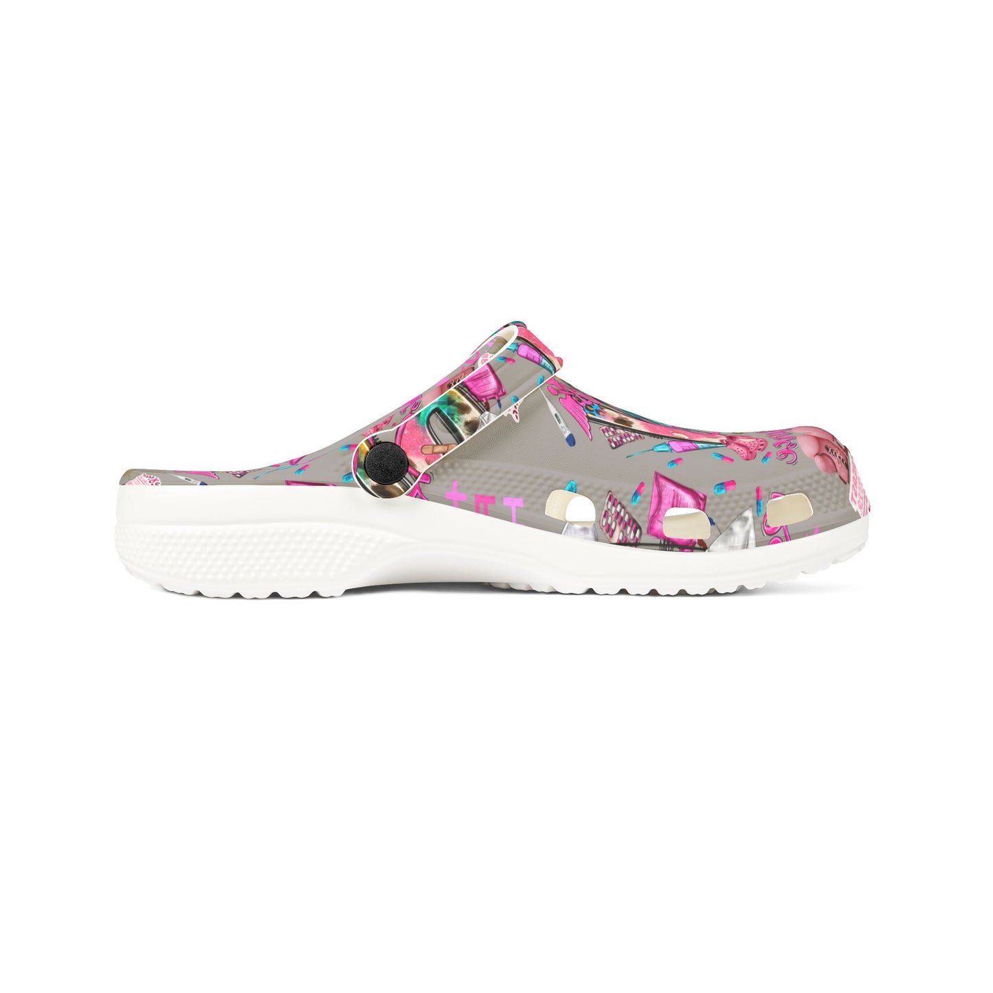 Henry Ford health Foam Crocs for Fun Comfort, Cute Garden Shoes, Trendy Summer Footwear, Perfect for Kids and Adults, Fun Gift Idea