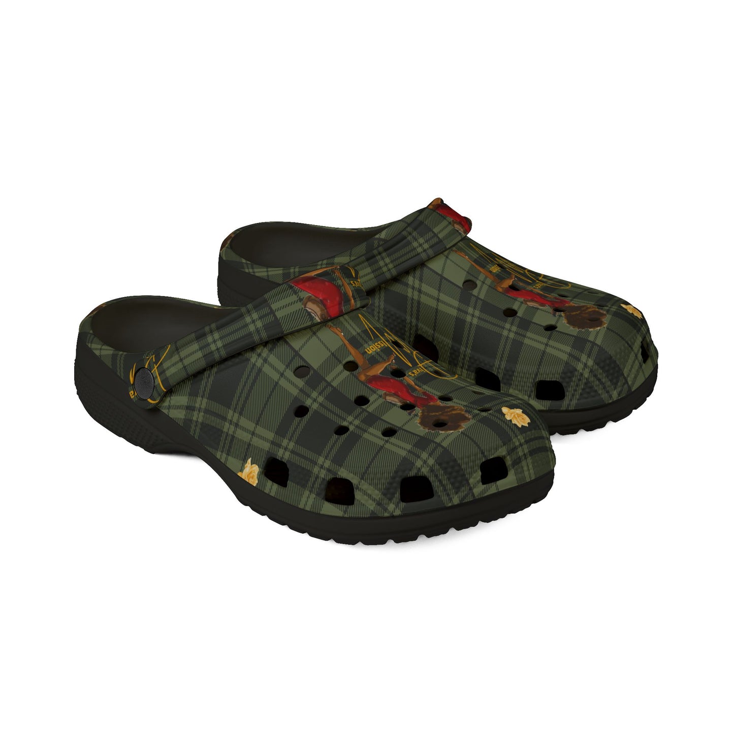 Diva’s mission Foam Clogs, Holiday Comfort Shoes, Festive Footwear, Casual Everyday Slip-Ons, Comfortable Home Footwear