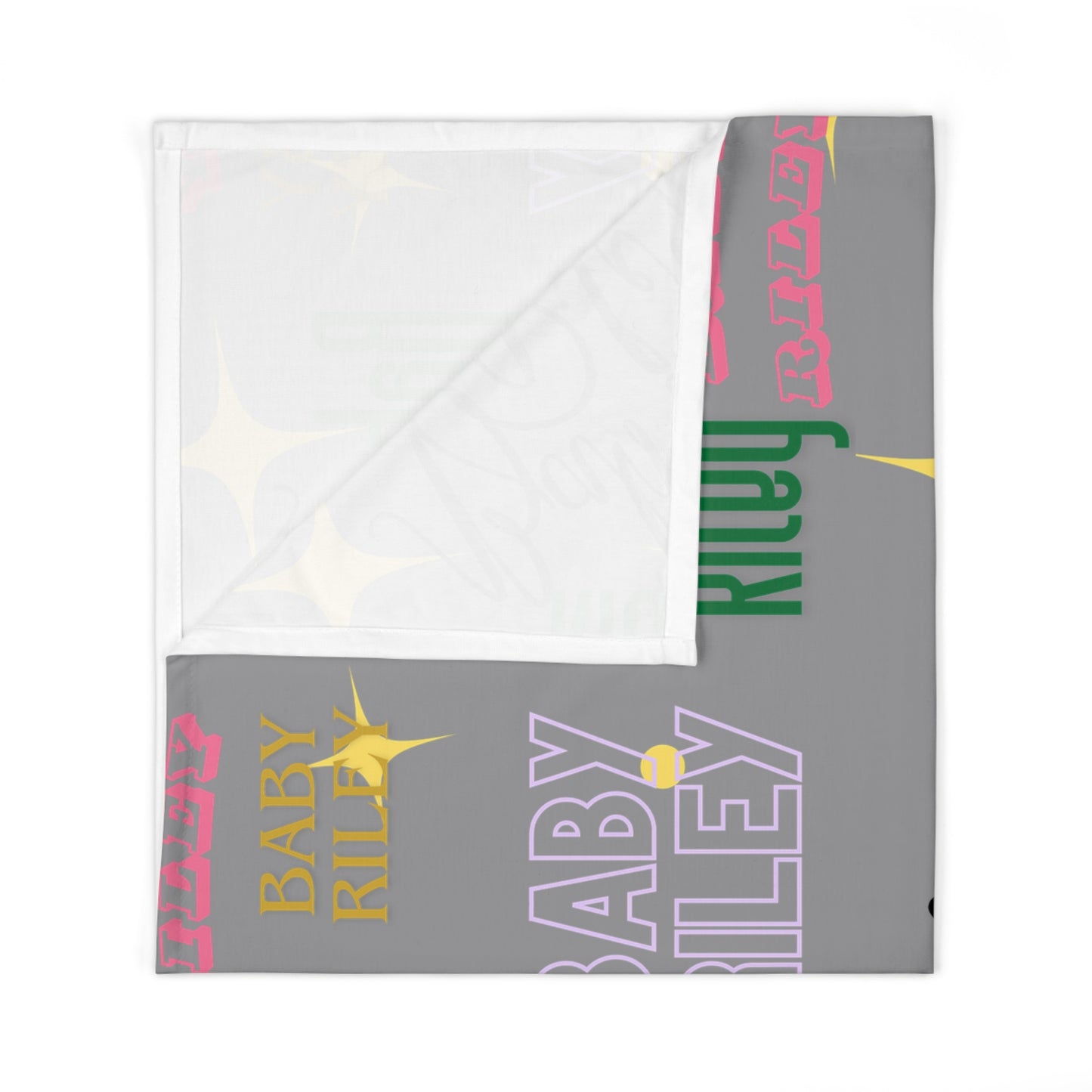Personalized Baby Swaddle Blanket, Cozy Newborn Gift, Nursery Decoration, Baby Shower Present, Soft Baby Wrap