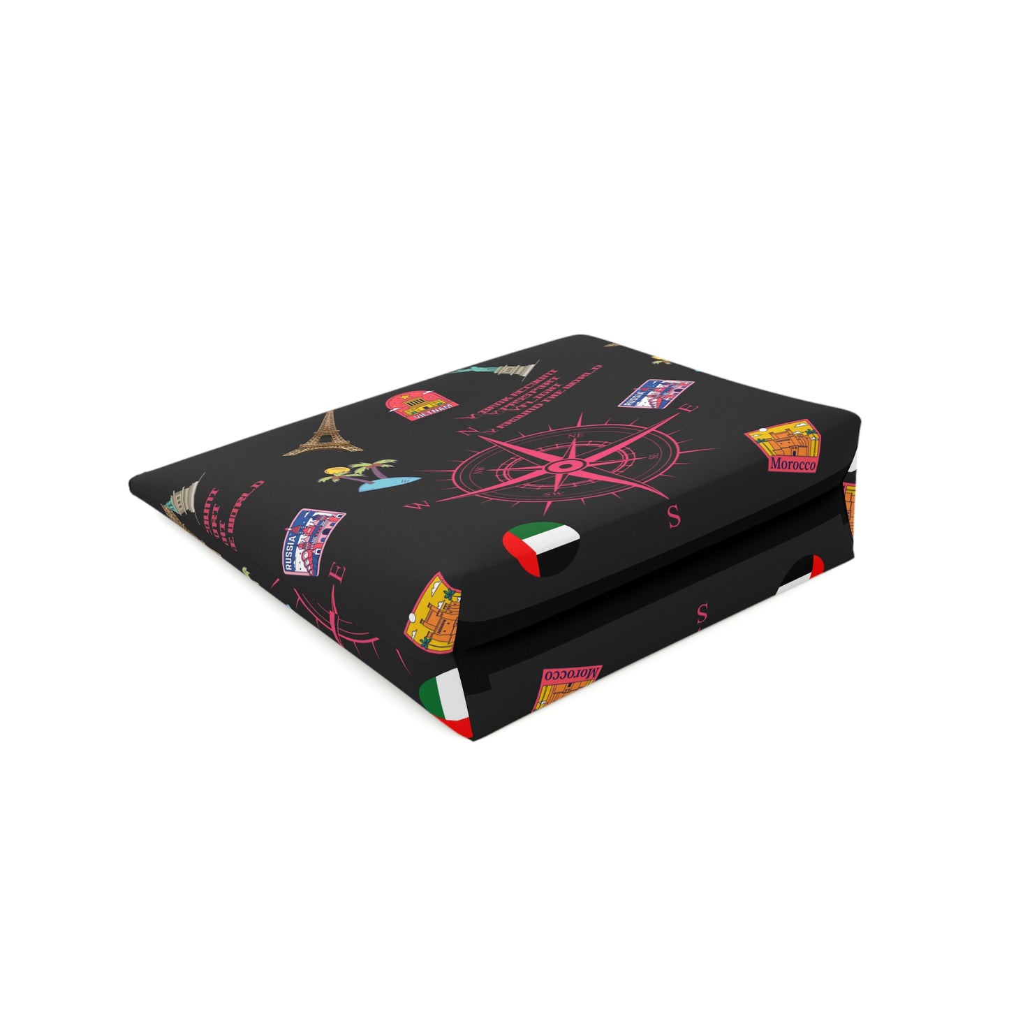 Around the world Adventure Awaits Travel Cosmetic Bag – Stylish Toiletry Organizer for Wanderlust Enthusiasts