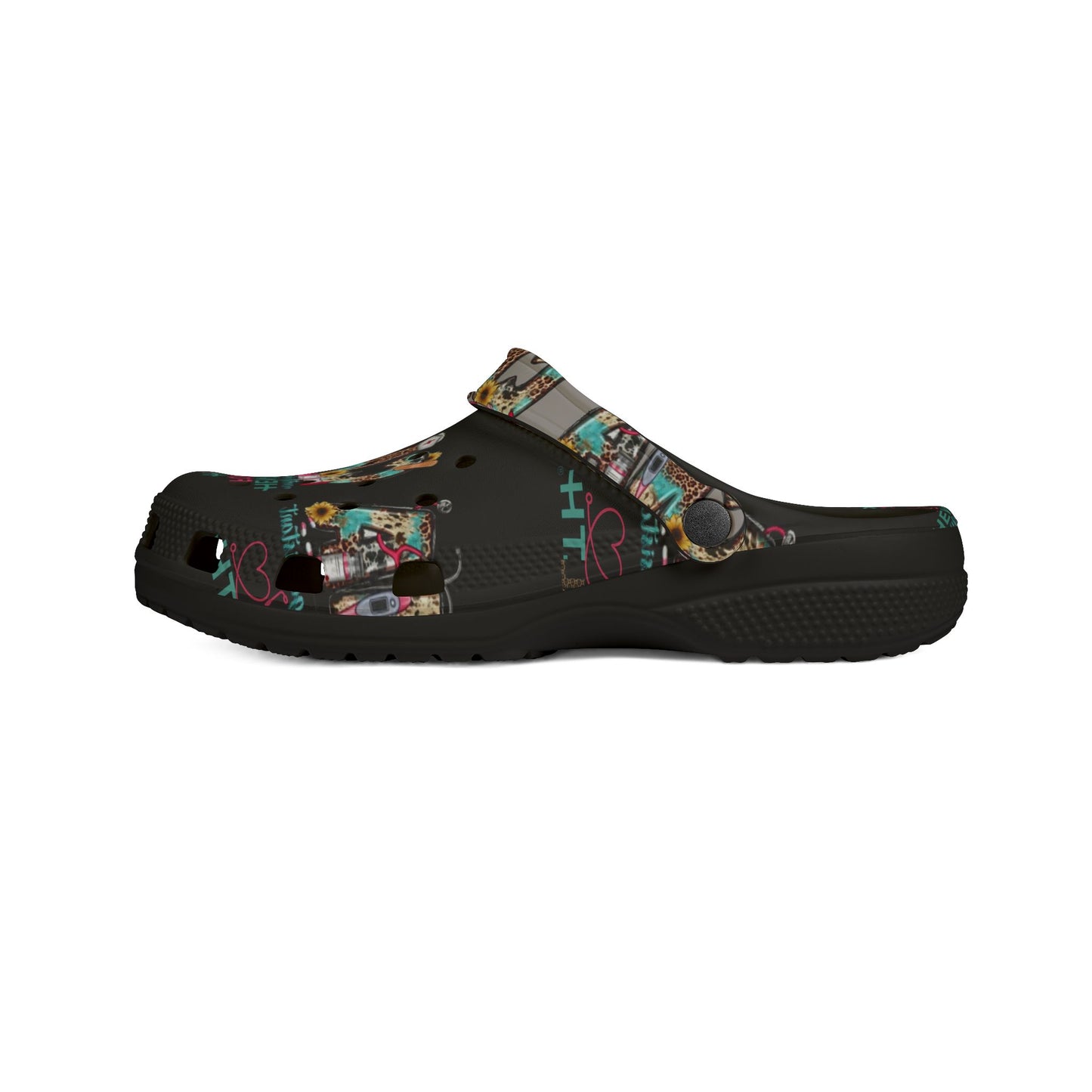 Henry Ford health Foam Crocs for Fun Comfort, Cute Garden Shoes, Trendy Summer Footwear, Perfect for Kids and Adults, Fun Gift Idea