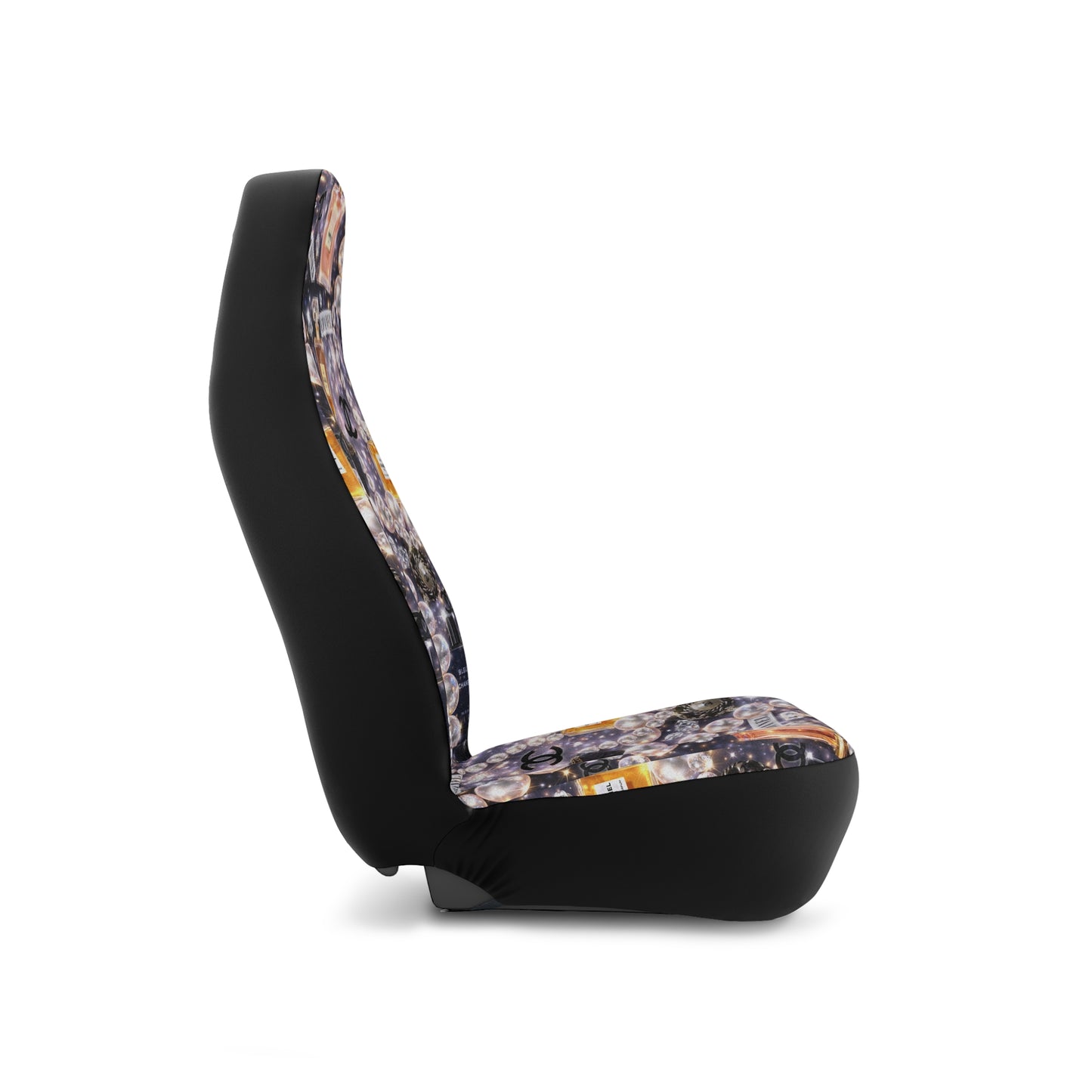 Chanel- Car Seat Covers - Luxury Perfume & Pearl Pattern Car Seat Cover