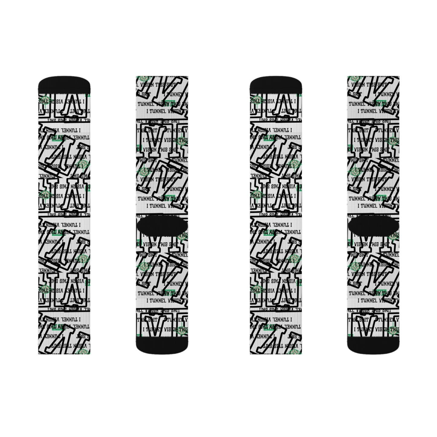 I.T.V.T.S-Sublimation Socks - Stylish Sock Gift, Unique Fashion Socks, Fun Aesthetic Socks, Vibrant Patterned Socks, Trendy Footwear