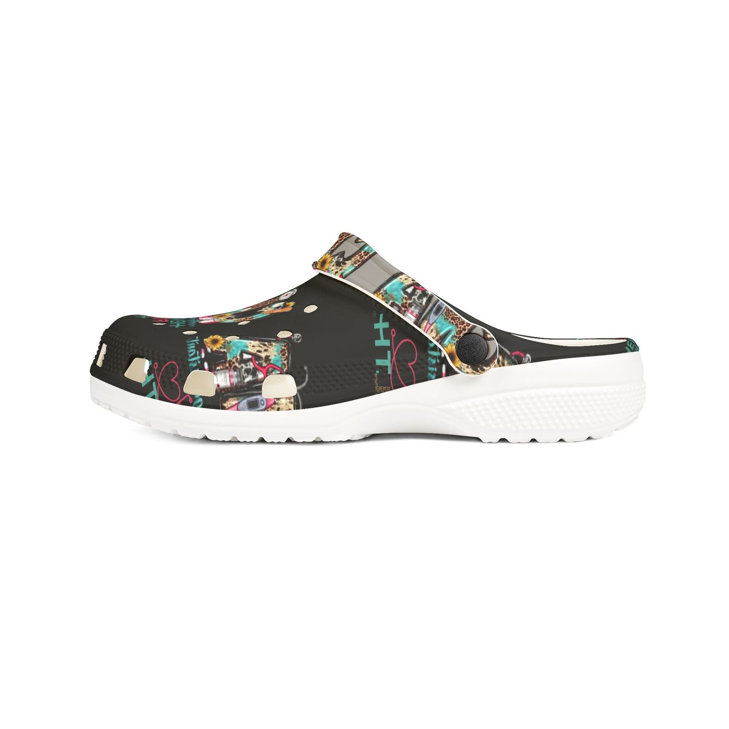 Henry Ford health Foam Crocs for Fun Comfort, Cute Garden Shoes, Trendy Summer Footwear, Perfect for Kids and Adults, Fun Gift Idea