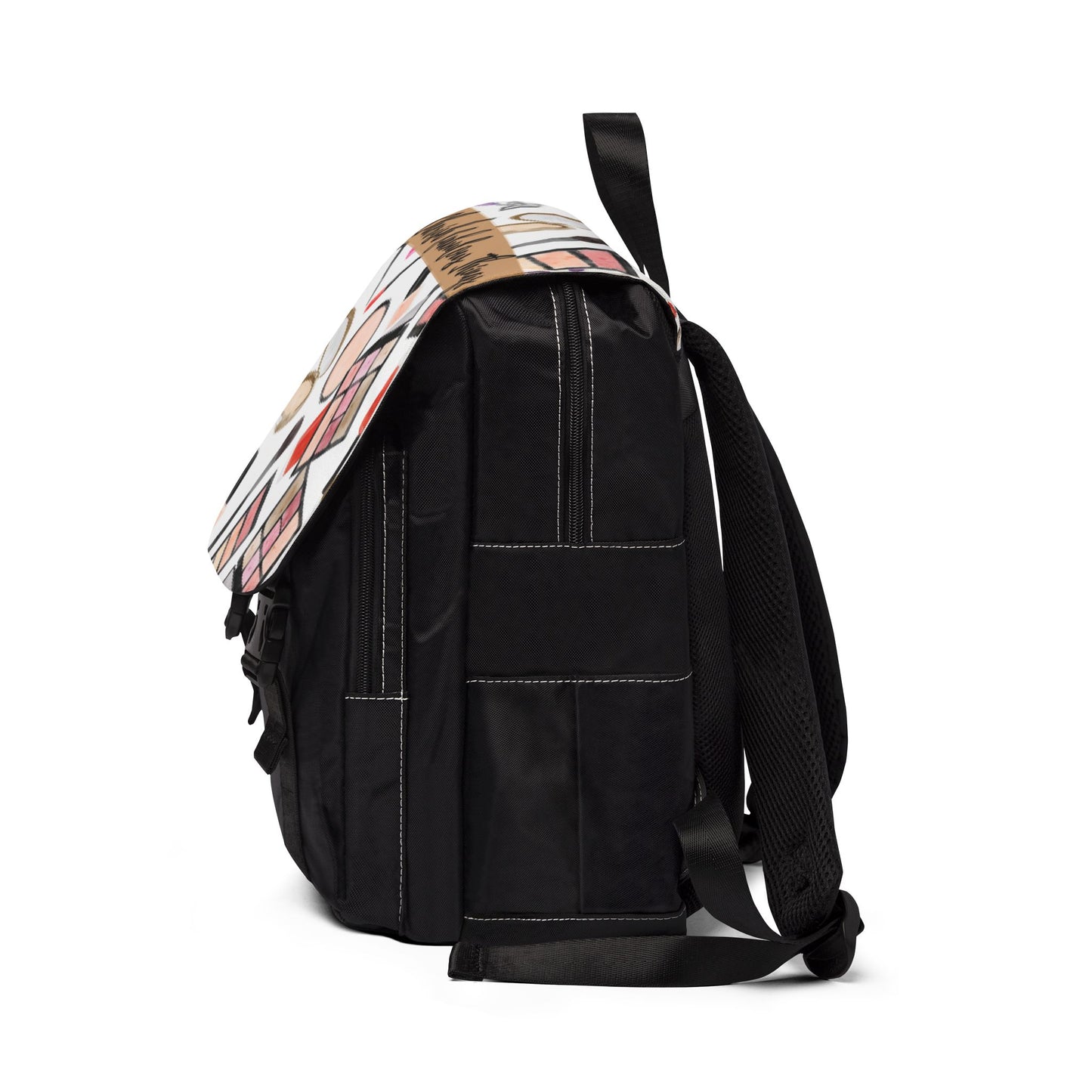 Chic Makeup Lover's Shoulder Backpack | Casual Fashion Bag, Stylish Tote, Everyday Use, Gift for Her, Perfect for Students