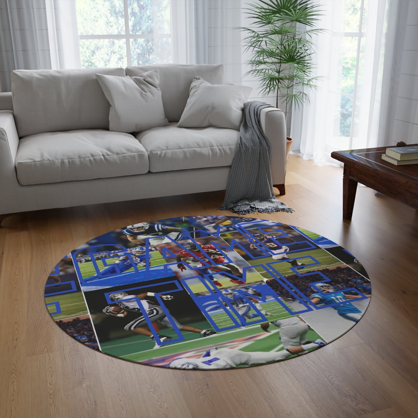 Sports- Round Rug