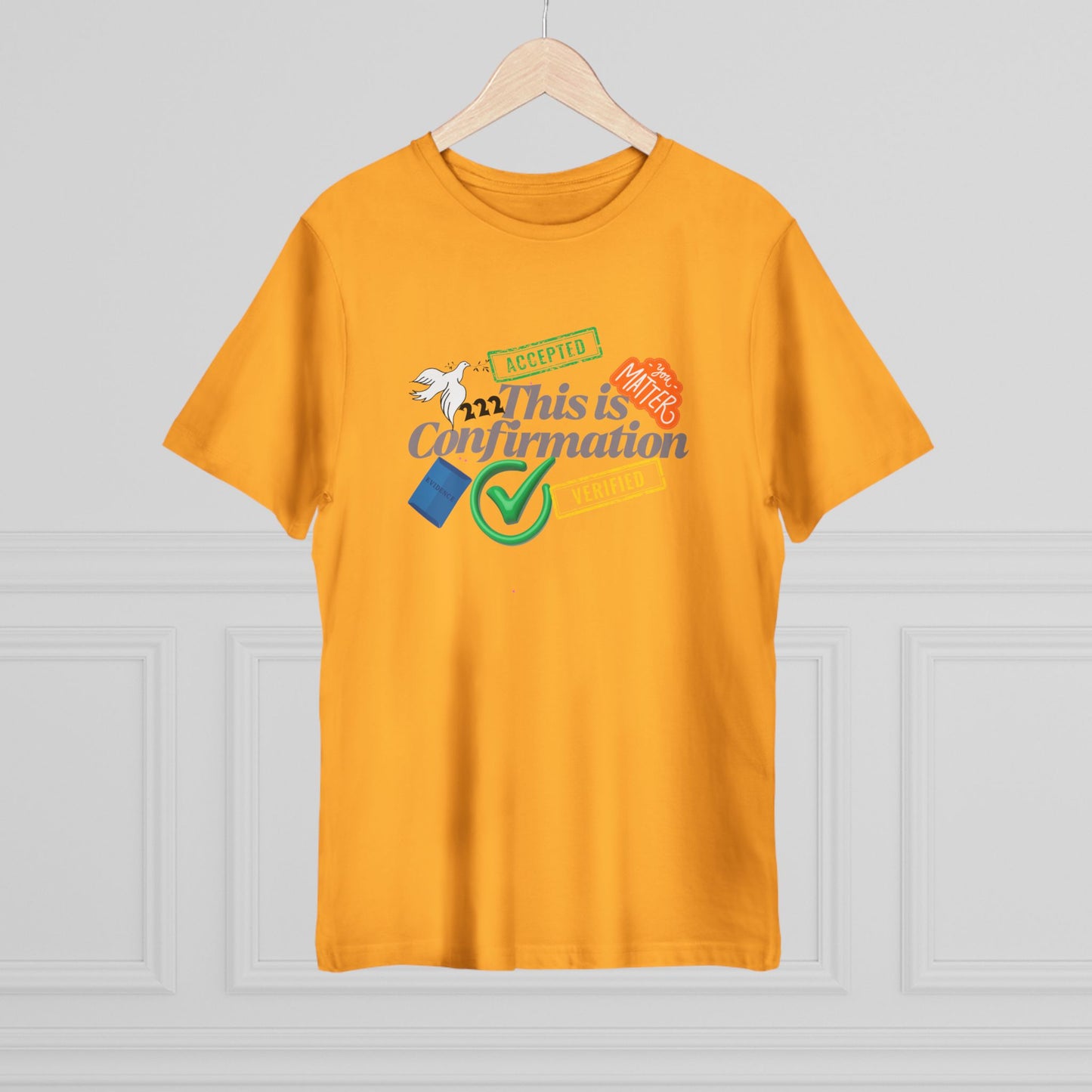 Confirmation Celebration Unisex T-Shirt - Cute Gift for Graduations, Birthdays, Anniversaries, Love, Tees for Friends