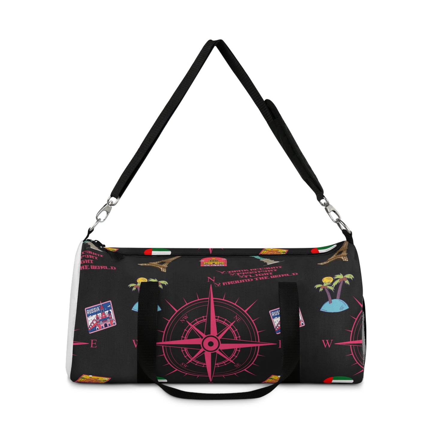 Around the world” Duffel Bag
