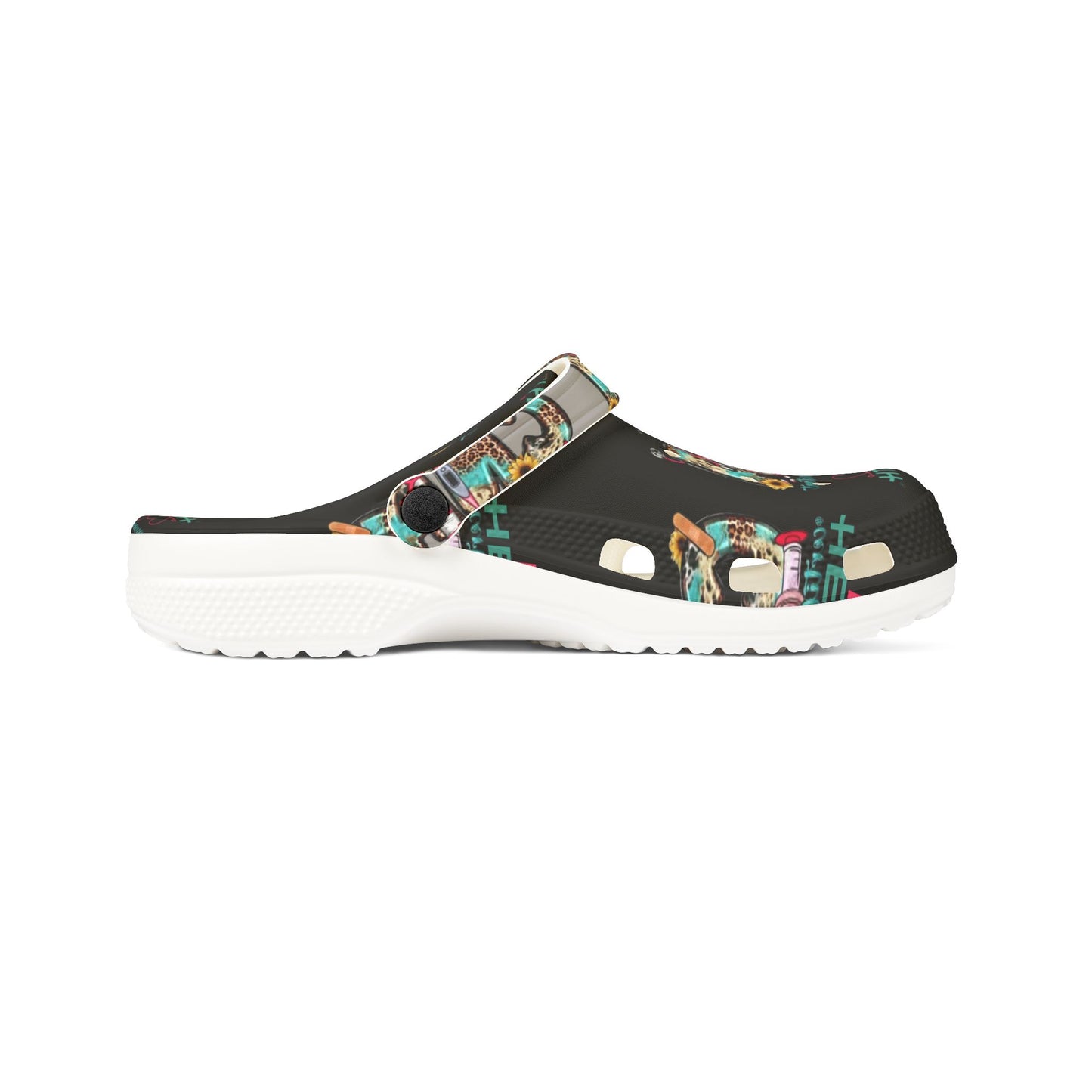 Henry Ford health Foam Crocs for Fun Comfort, Cute Garden Shoes, Trendy Summer Footwear, Perfect for Kids and Adults, Fun Gift Idea