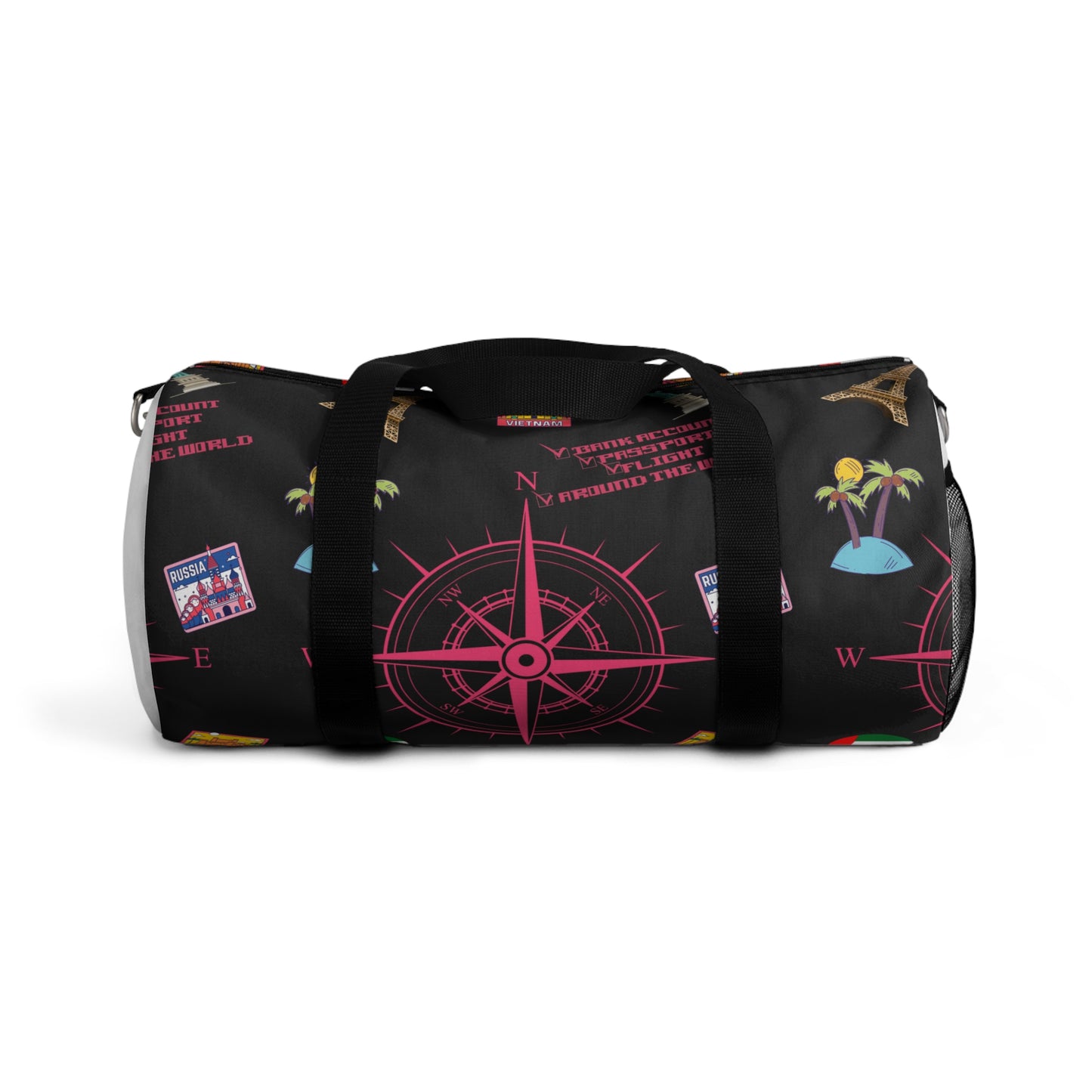 Around the world” Duffel Bag