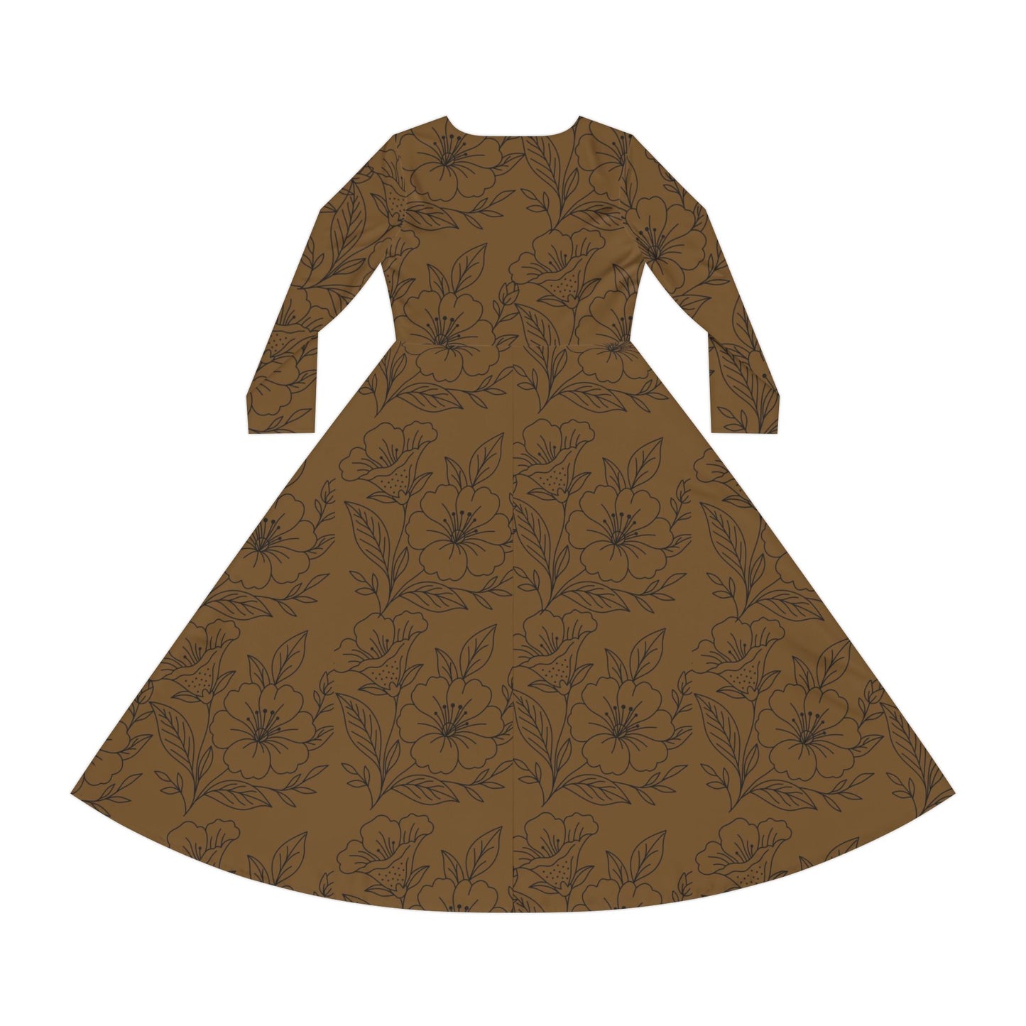 Women's Long Sleeve Dance Dress