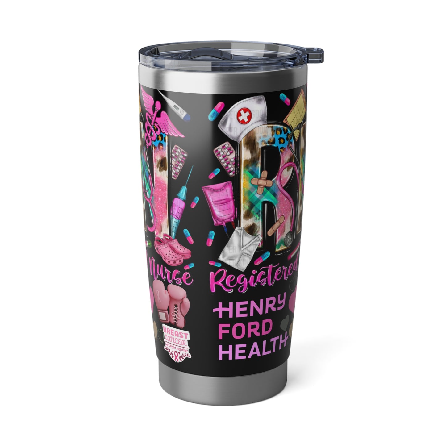 Henry ford breast cancer fight Tumbler | 20oz Travel Mug | Astrology Gift for Cancer Lovers | Horoscope Drinkware | Unique Gift for Birthdays, Parties