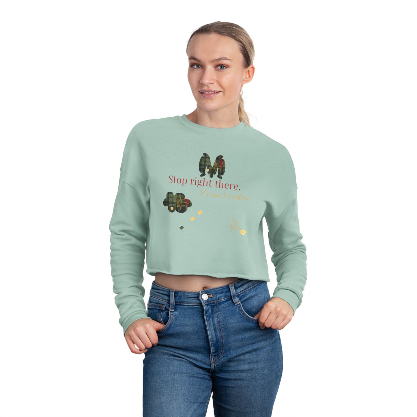 Divas Mission-Women's Cropped Sweatshirt