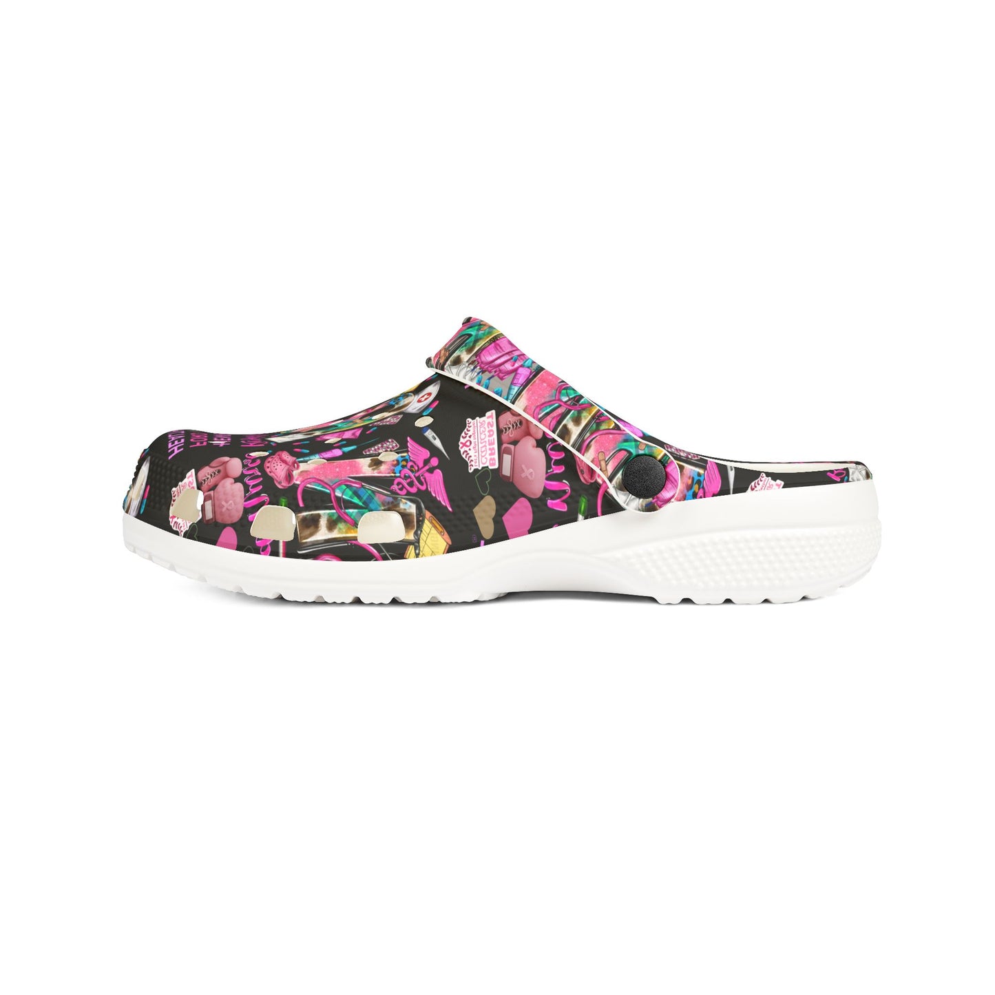 Henry Ford health Foam Crocs for Fun Comfort, Cute Garden Shoes, Trendy Summer Footwear, Perfect for Kids and Adults, Fun Gift Idea