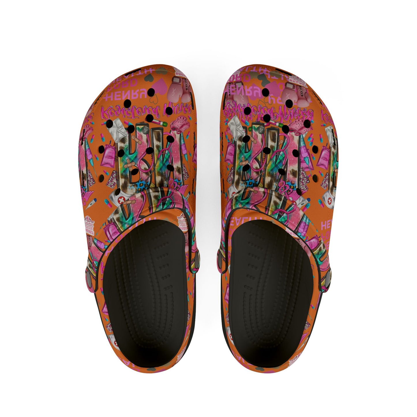 Henry Ford health Foam Crocs for Fun Comfort, Cute Garden Shoes, Trendy Summer Footwear, Perfect for Kids and Adults, Fun Gift Idea
