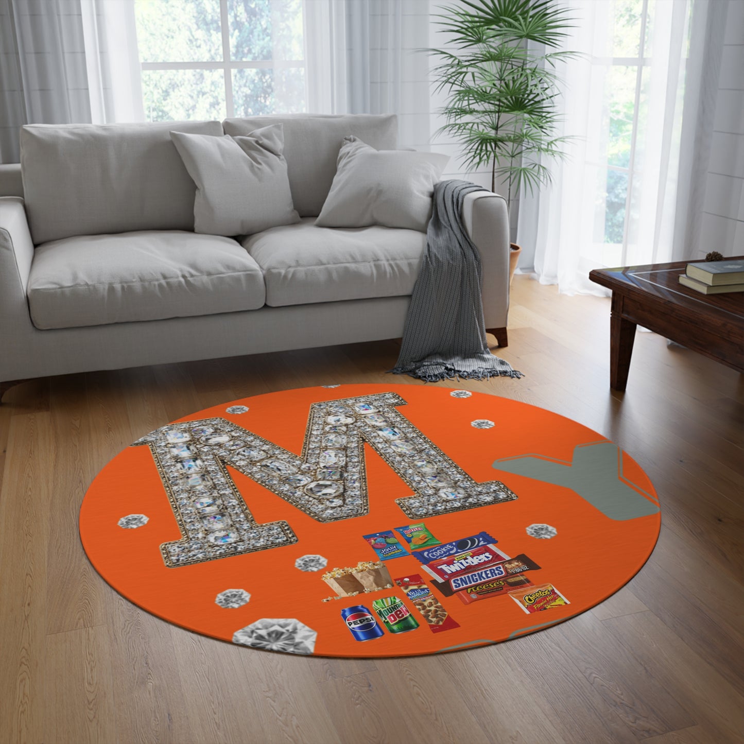 My side -Round Rug