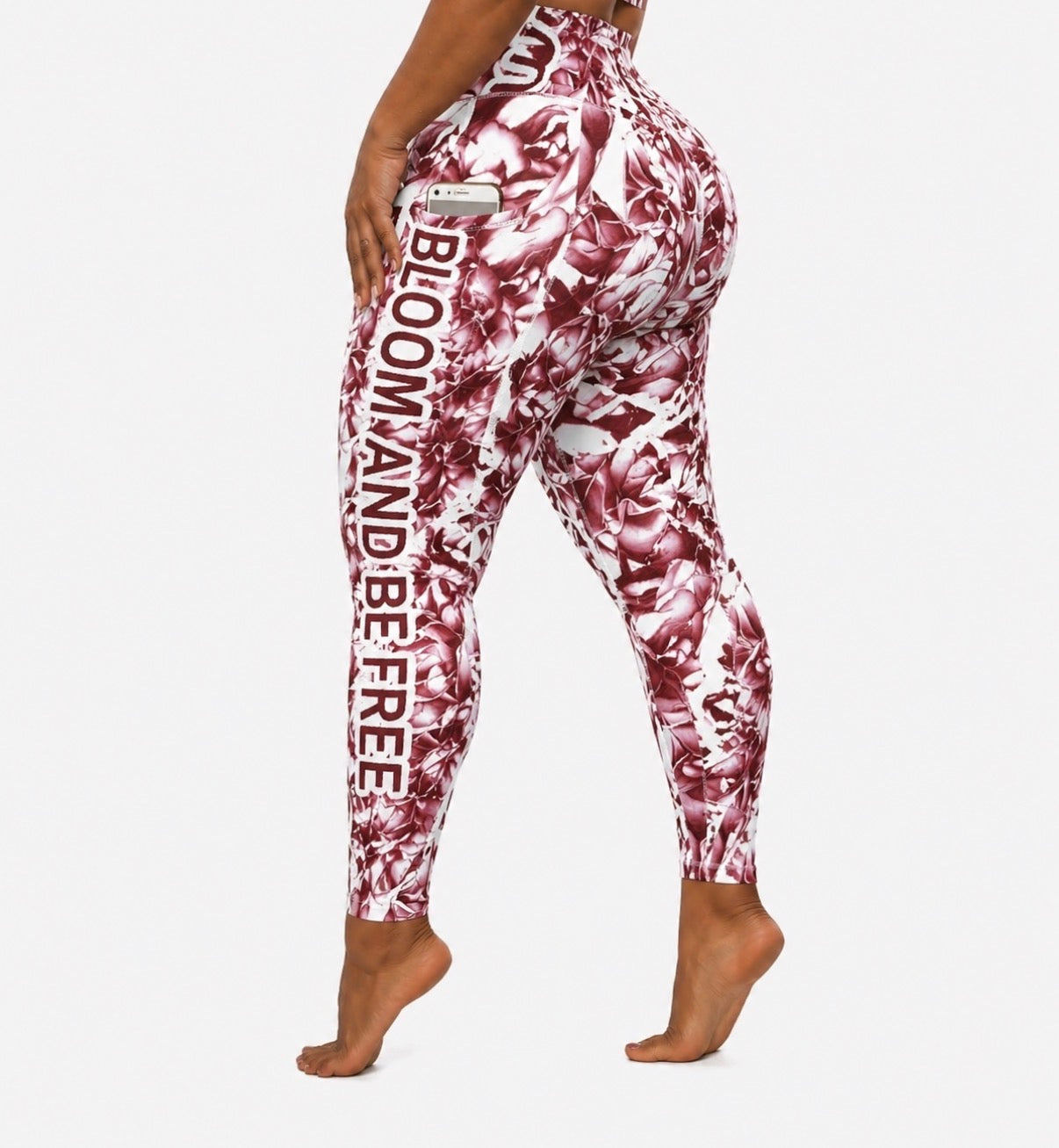 Bloom and Be Free- High-rise Yoga Pants