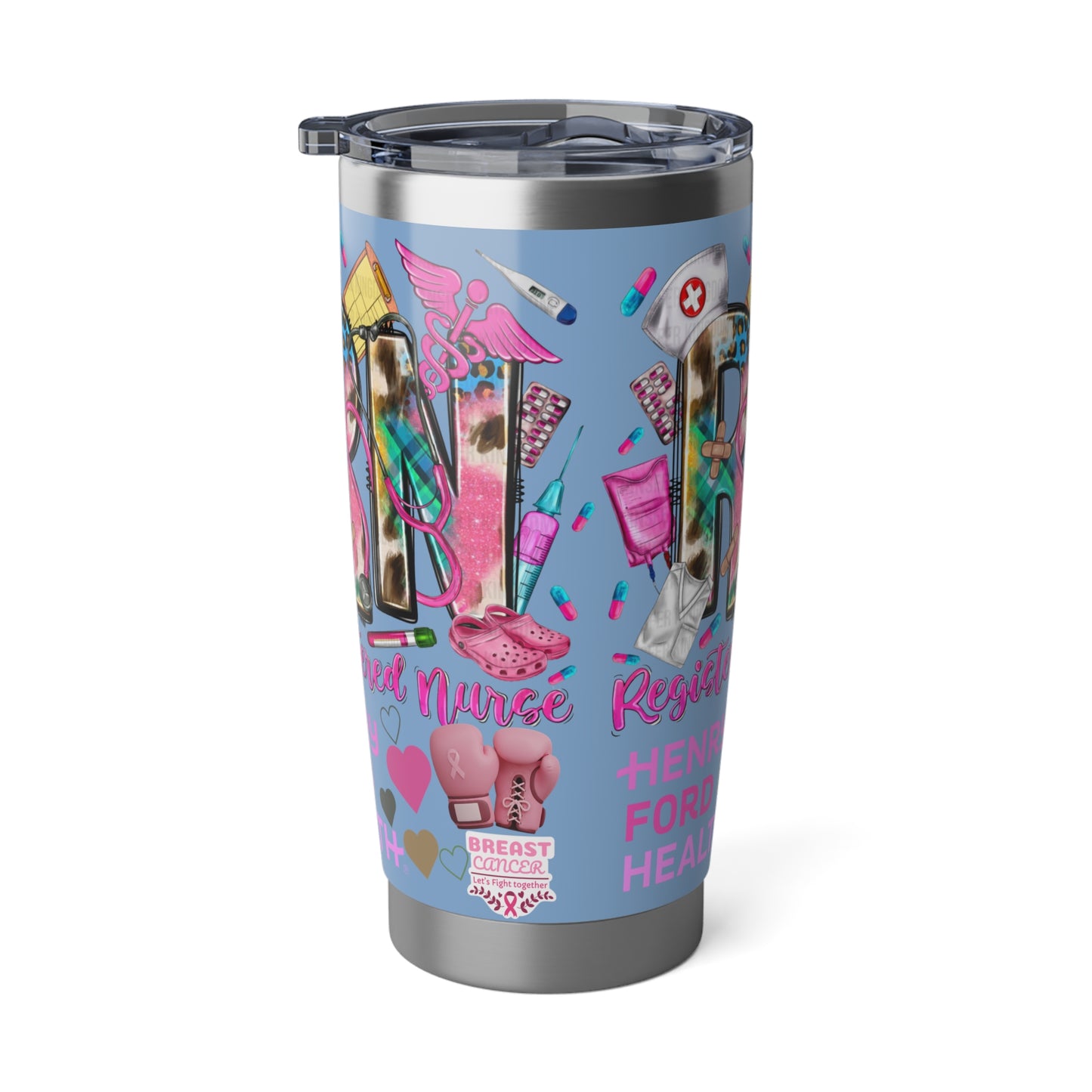 Henry ford breast cancer fight Tumbler | 20oz Travel Mug | Astrology Gift for Cancer Lovers | Horoscope Drinkware | Unique Gift for Birthdays, Parties