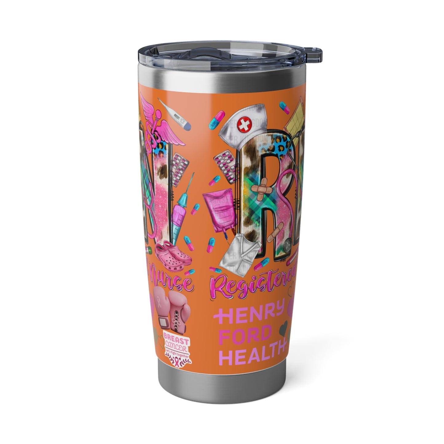 Henry ford breast cancer fight Tumbler | 20oz Travel Mug | Astrology Gift for Cancer Lovers | Horoscope Drinkware | Unique Gift for Birthdays, Parties