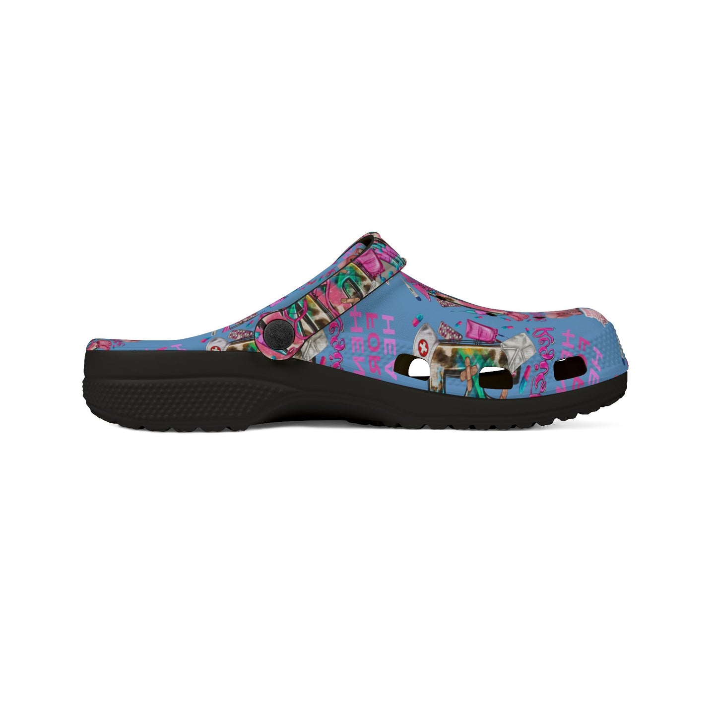 Henry Ford health Foam Crocs for Fun Comfort, Cute Garden Shoes, Trendy Summer Footwear, Perfect for Kids and Adults, Fun Gift Idea