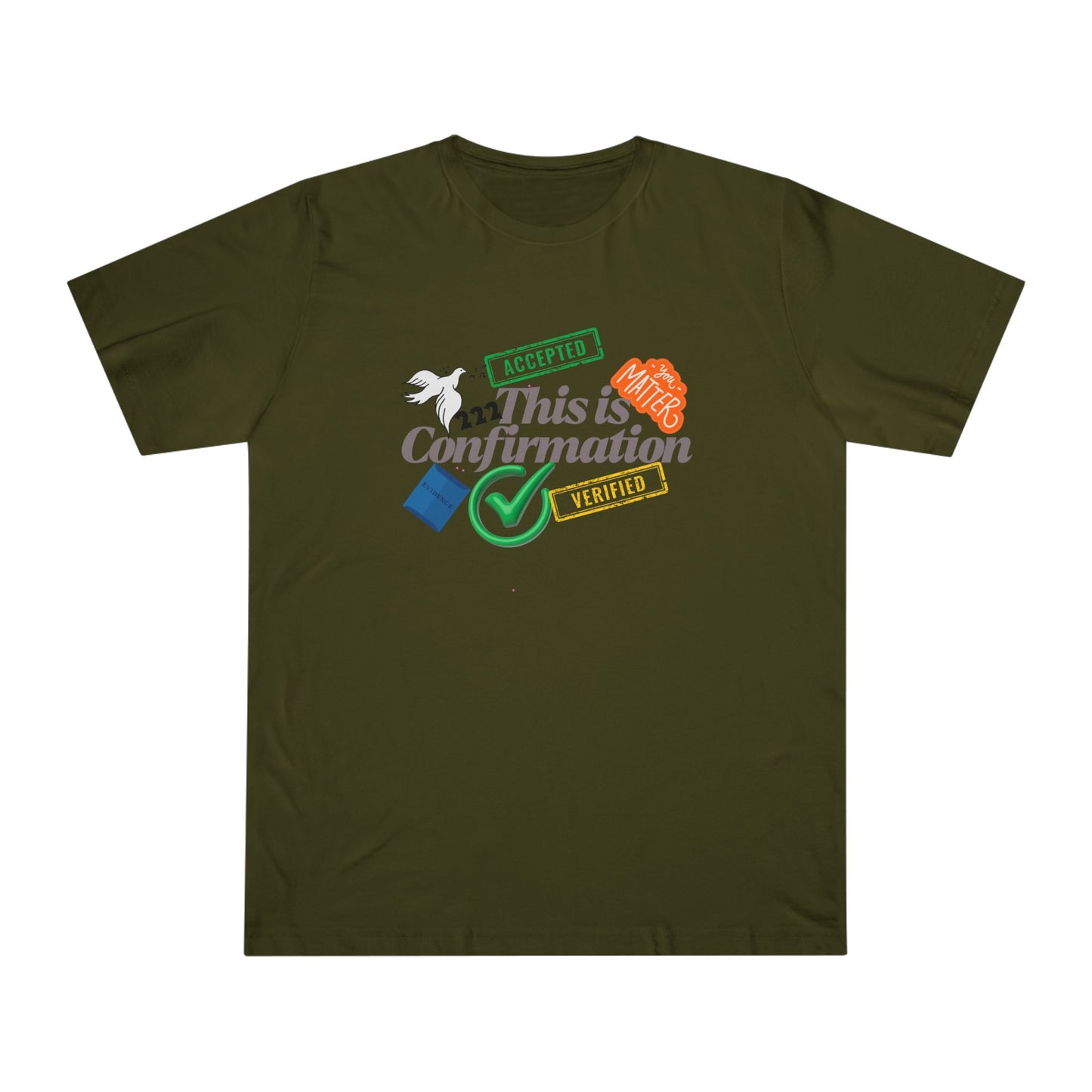 Confirmation Celebration Unisex T-Shirt - Cute Gift for Graduations, Birthdays, Anniversaries, Love, Tees for Friends