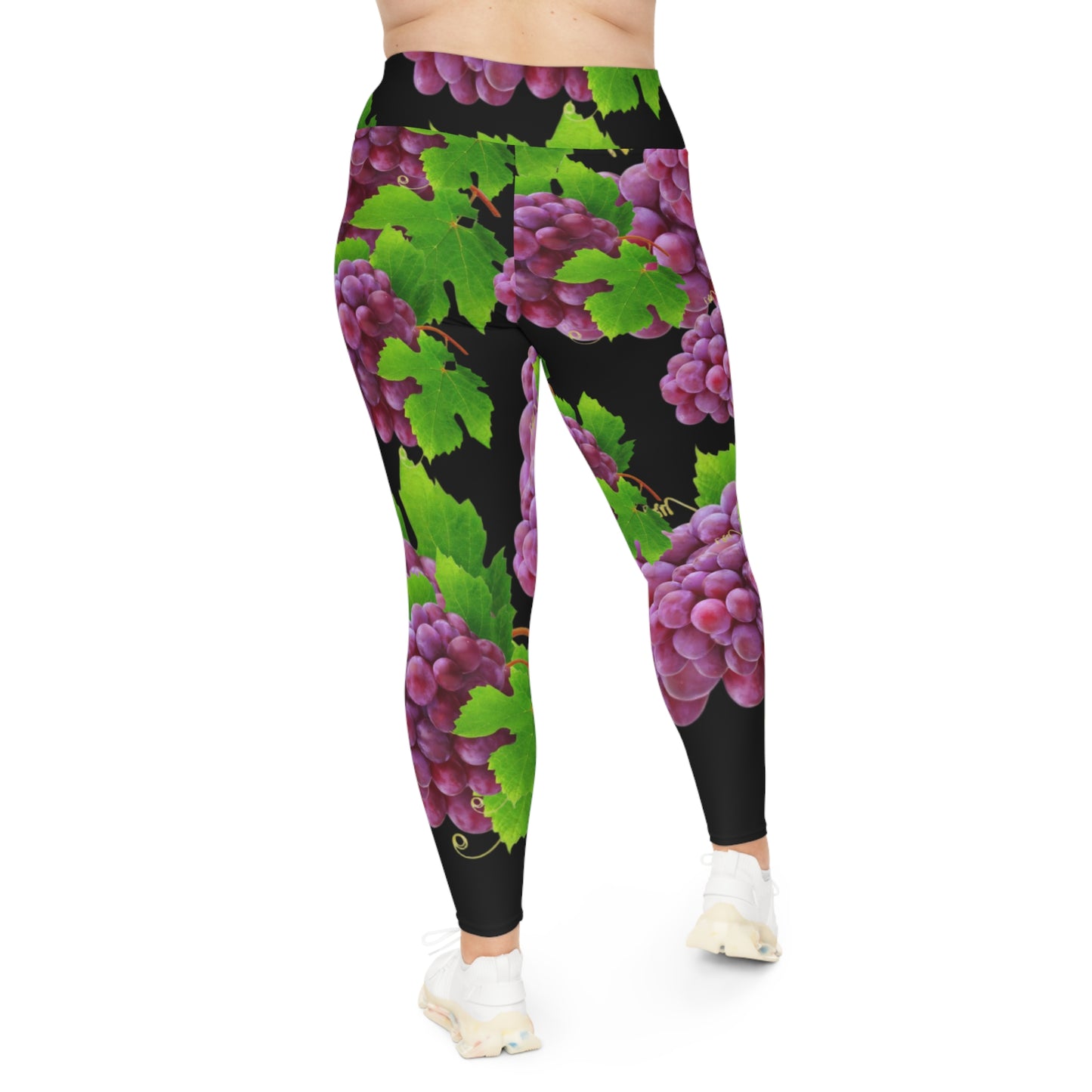Plus Size FRUITODY GRAPE-Leggings