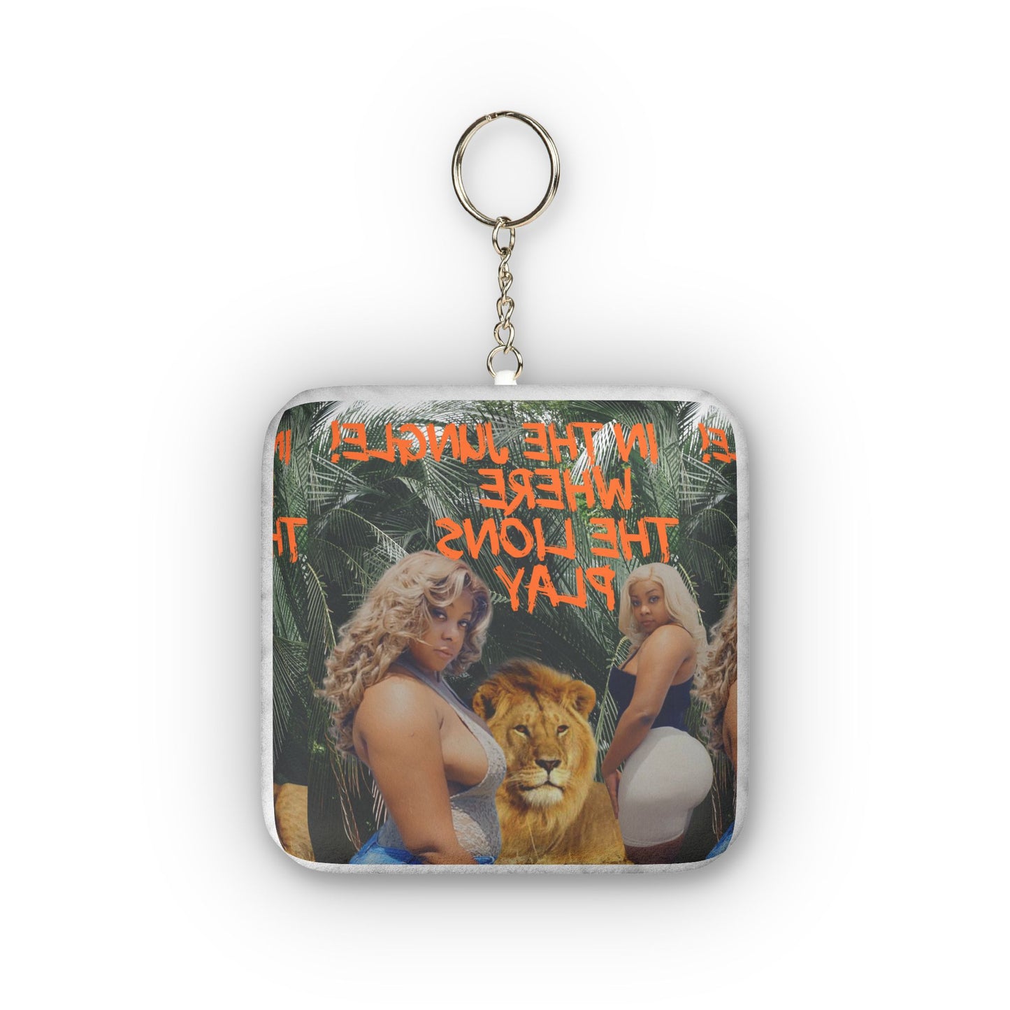 Custom Shape Mini Plush Keychain - Personalized Photo Cutout Charm