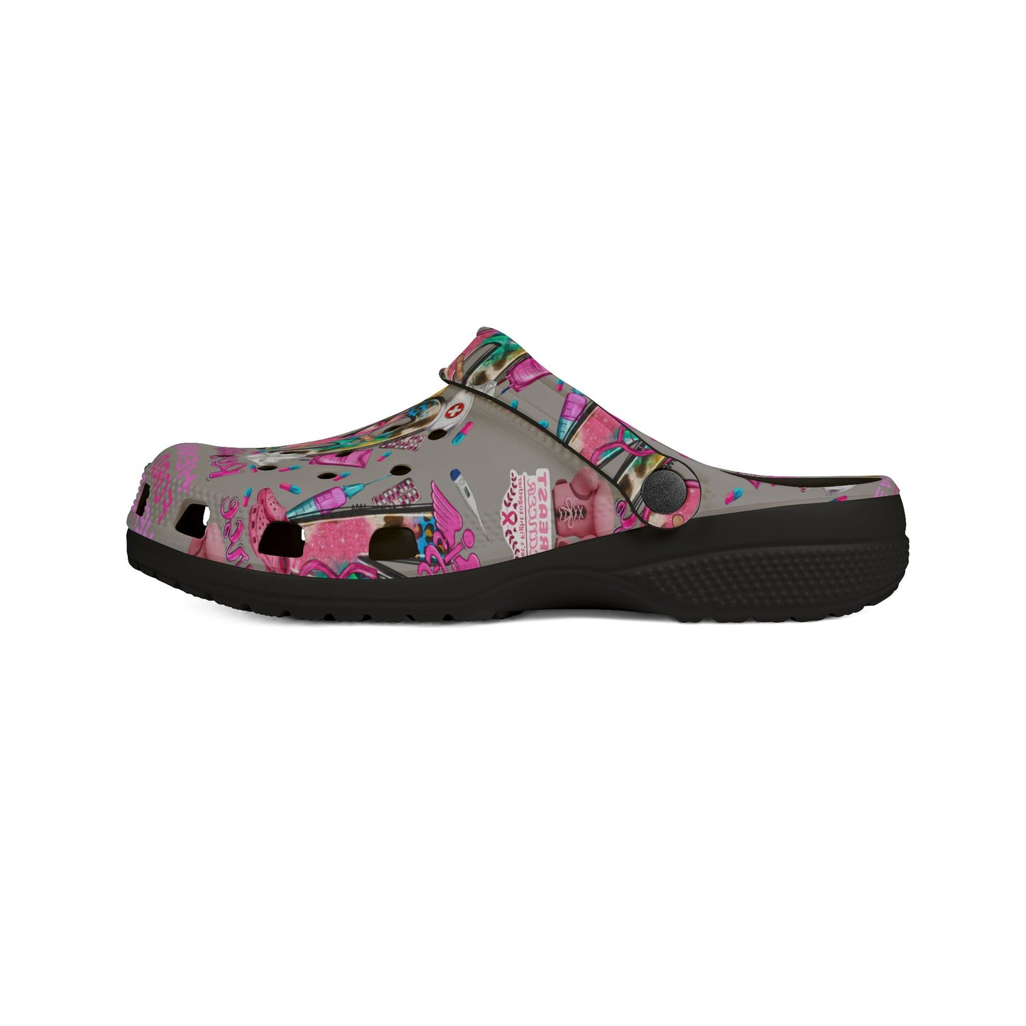Henry Ford health Foam Crocs for Fun Comfort, Cute Garden Shoes, Trendy Summer Footwear, Perfect for Kids and Adults, Fun Gift Idea