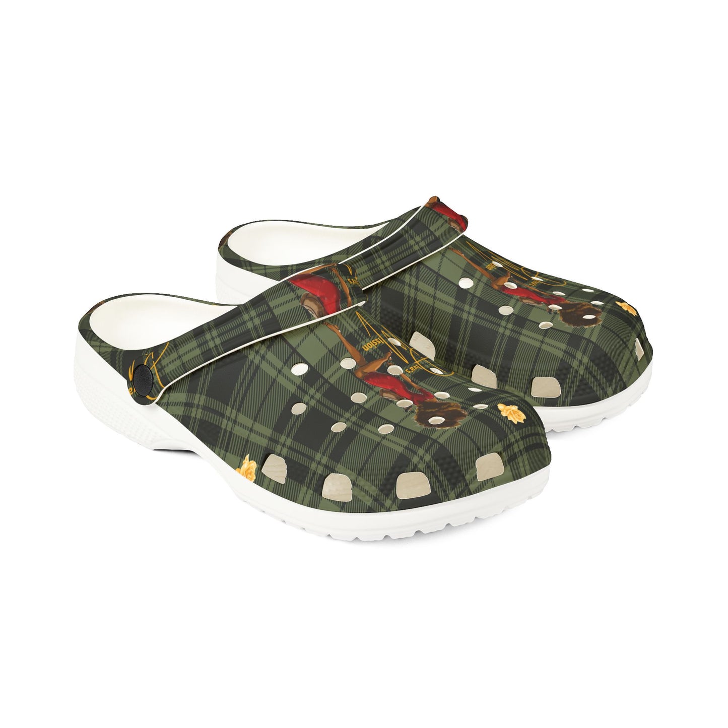 Diva’s mission Foam Clogs, Holiday Comfort Shoes, Festive Footwear, Casual Everyday Slip-Ons, Comfortable Home Footwear