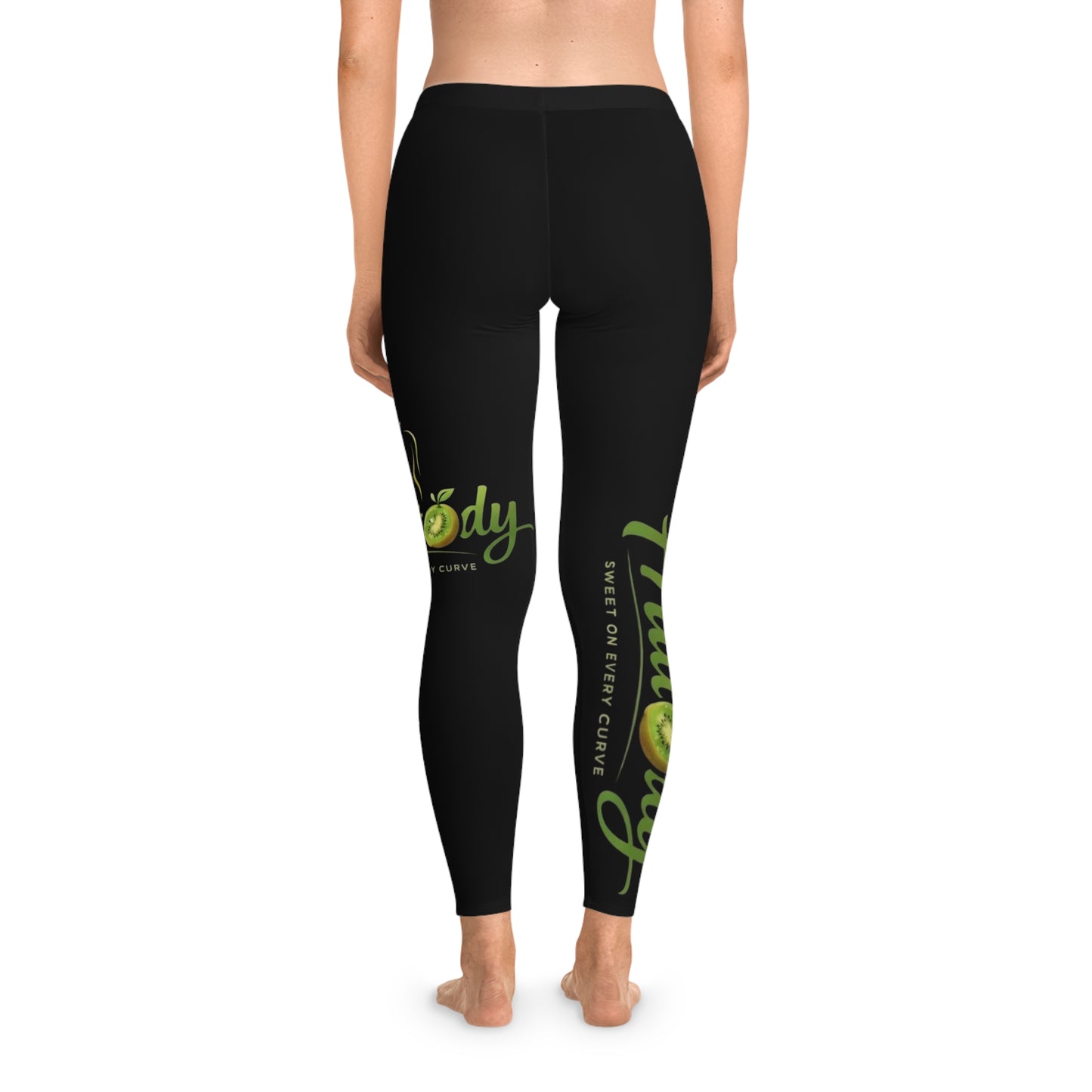 Leggings — Fruitody kiwi Logo All-Over Print Yoga Leggings