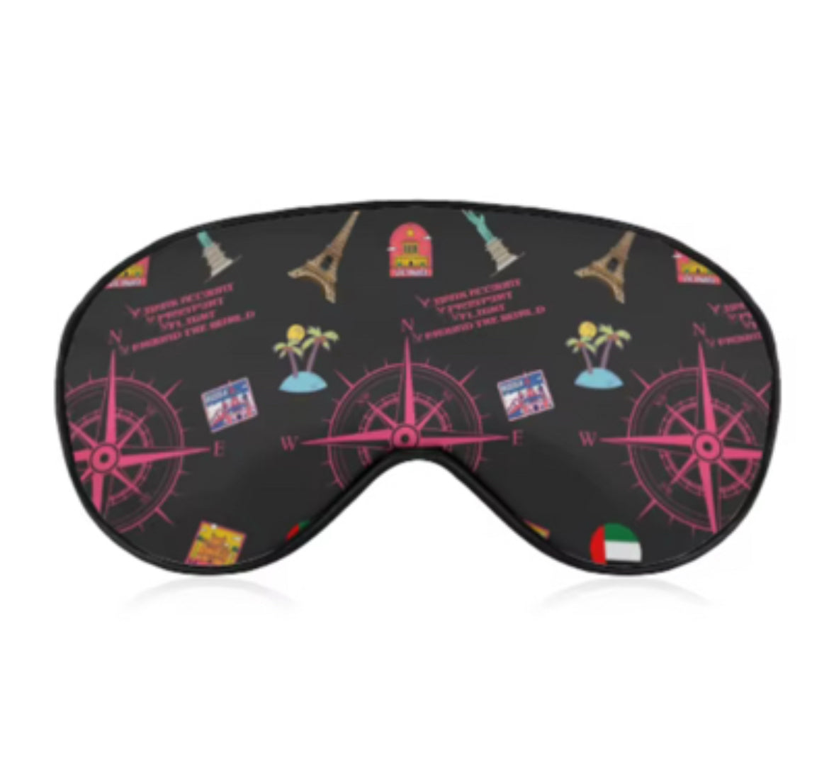 Around the world” eye mask