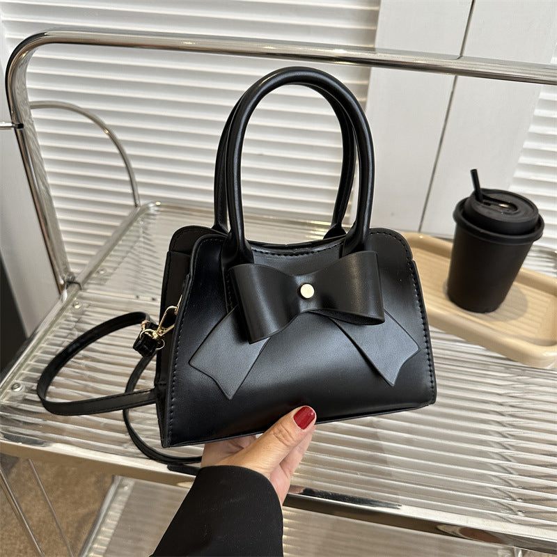 Summer New Ladies Solid Color Bowknot Messenger Bag