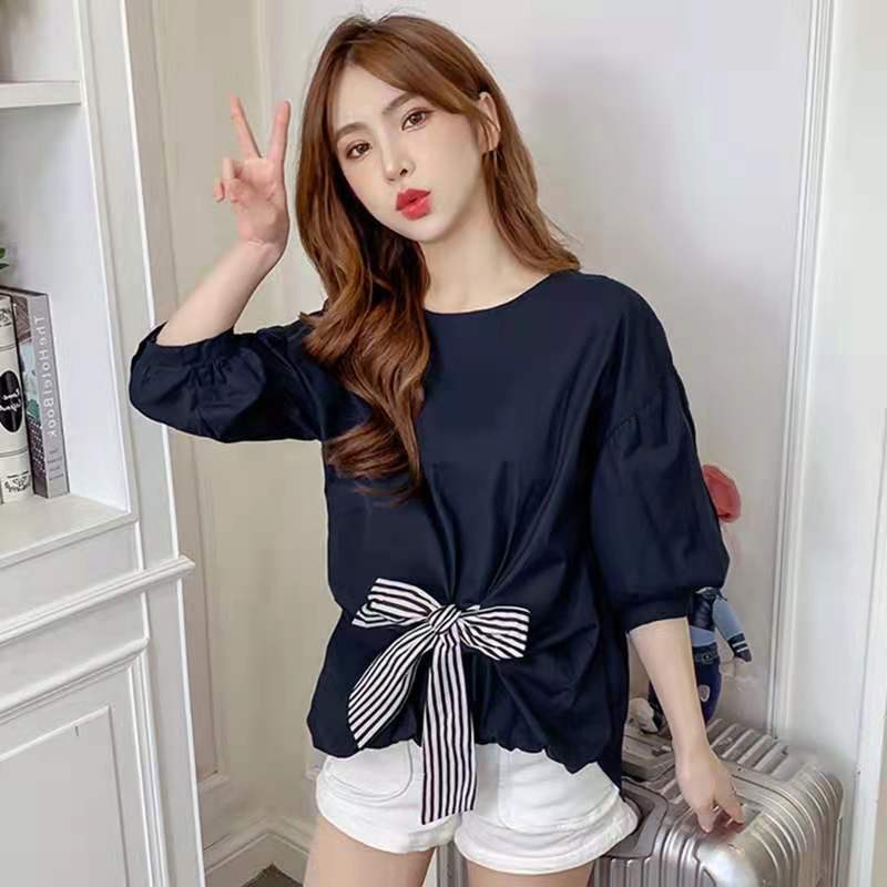 Stylish Bow-Knot Women's Blouse for Elegant Look