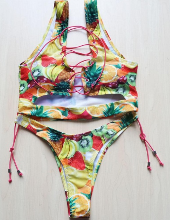 Women's Sexy Printed Bikini Separate Swimsuit