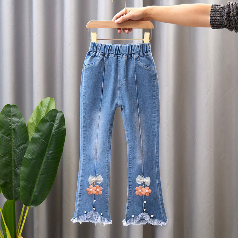 Children's Casual Denim Wide Leg Pants