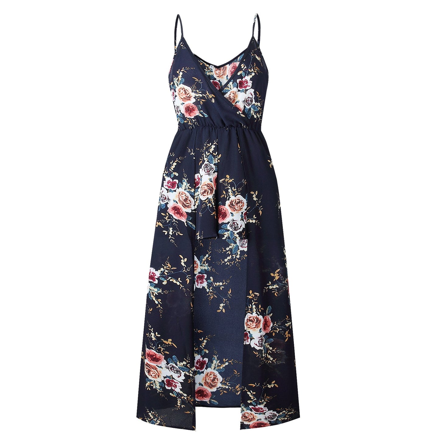 Women's Slim V-Neck Sling Jumpsuit