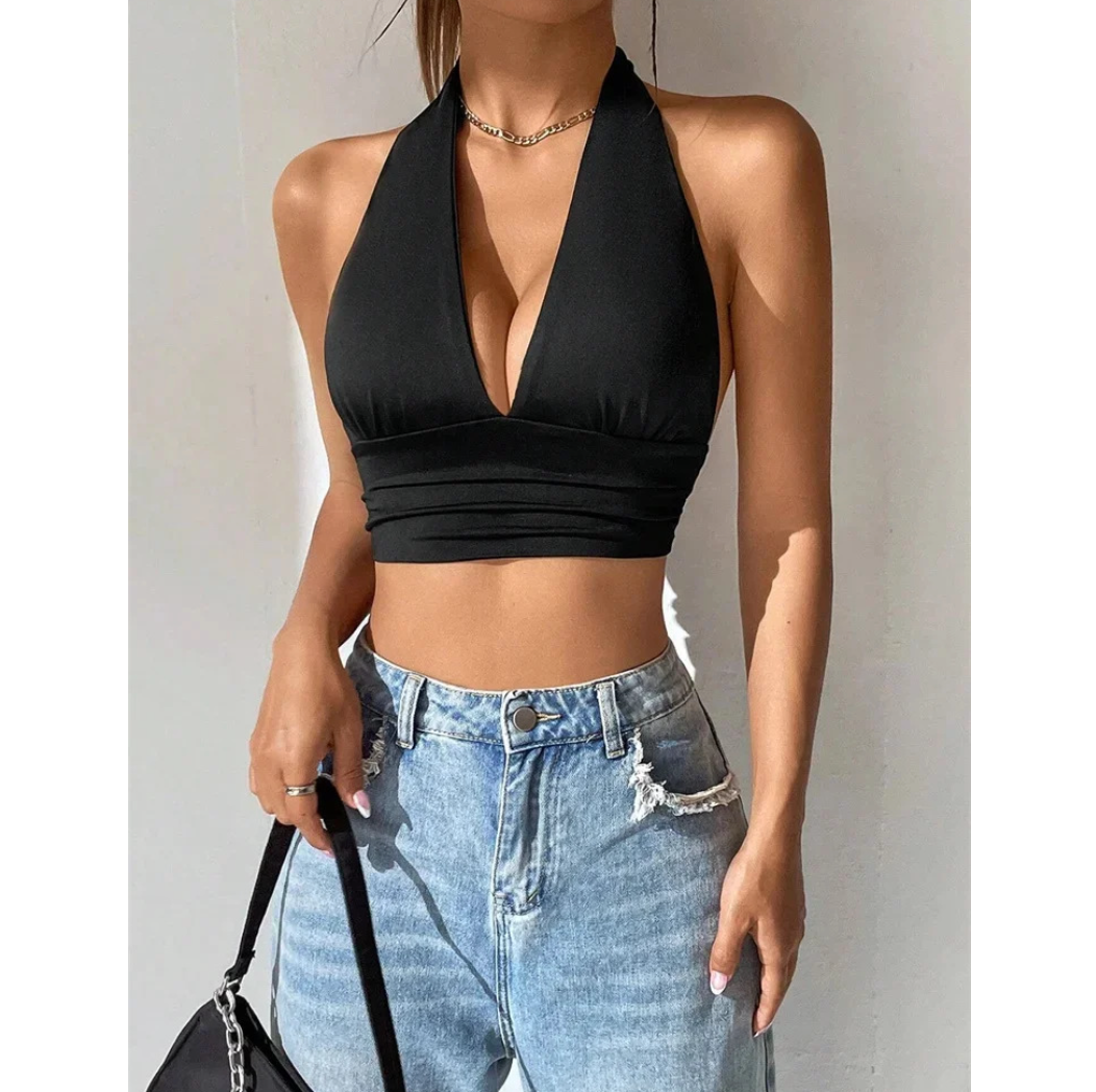 Backless Hollow-Out Summer Top