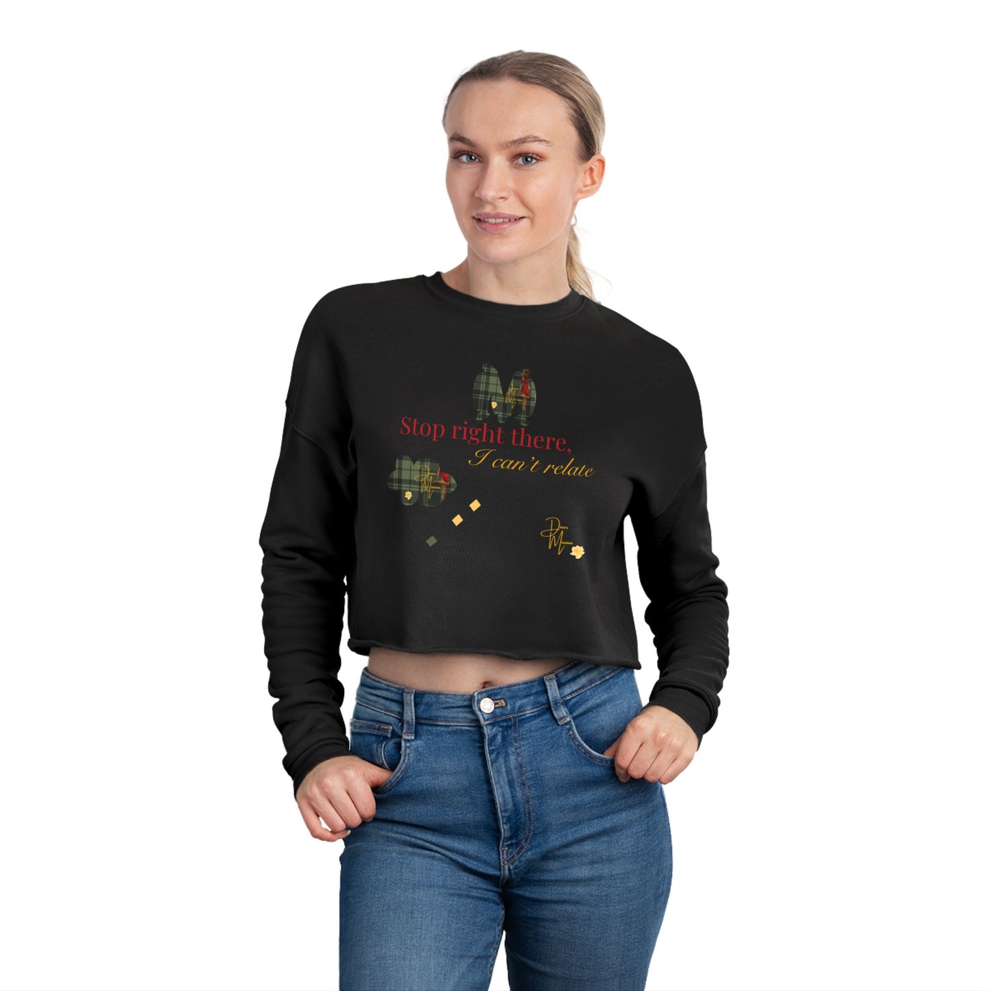 Divas Mission-Women's Cropped Sweatshirt