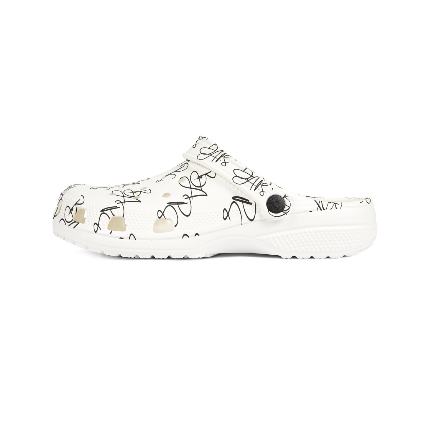 B.a.p.s crocs- with Script Heart Pattern