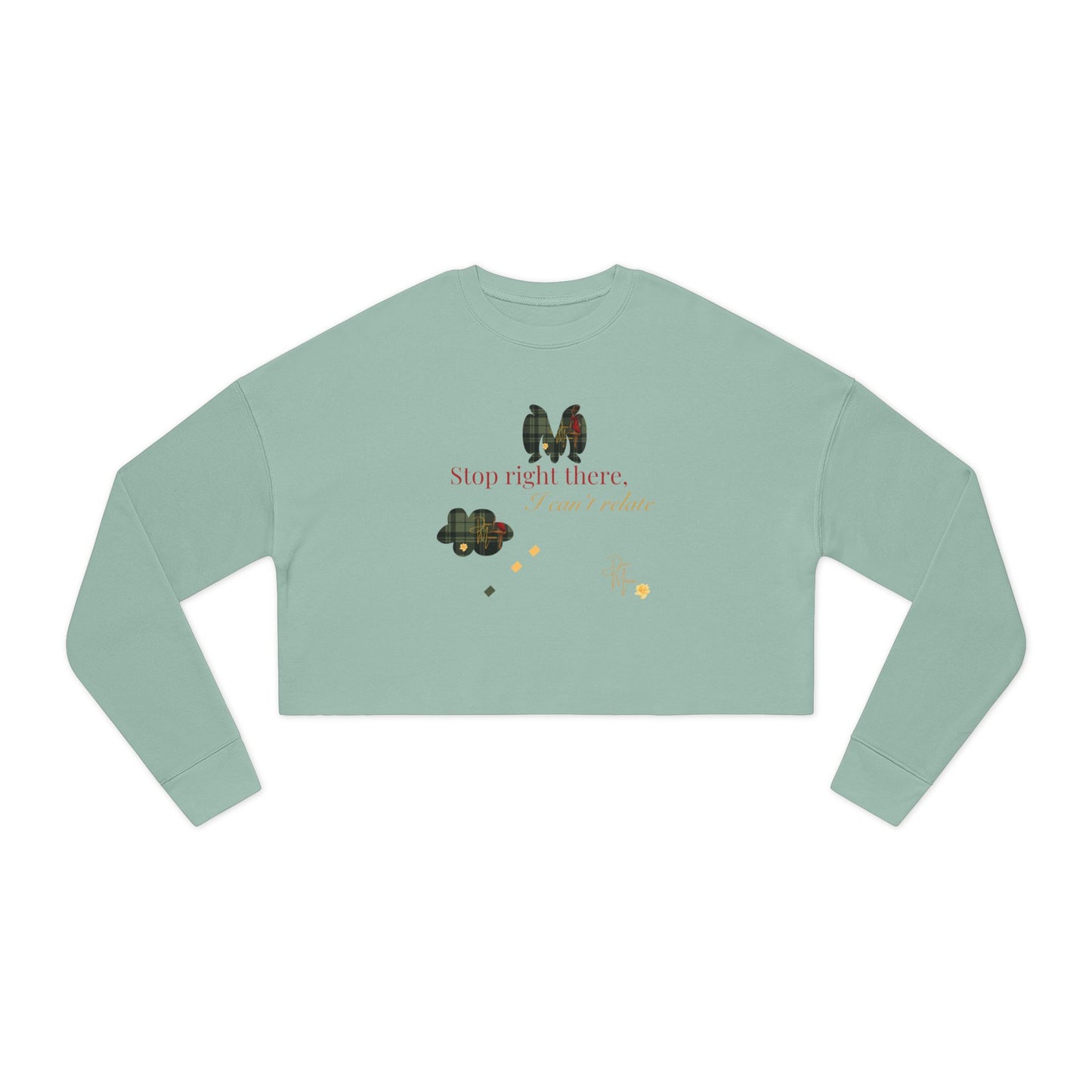 Divas Mission-Women's Cropped Sweatshirt