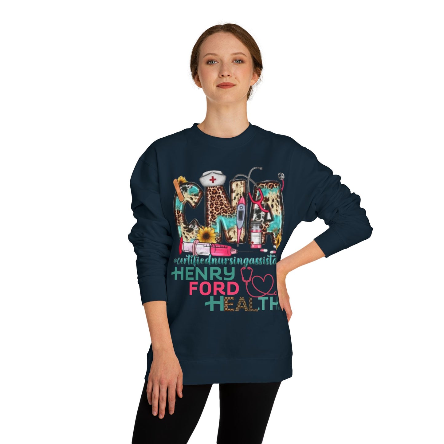 Henry Ford Health cna Crew Neck Sweatshirt, Comfortable Sweater, Gift for Healthcare Workers, Casual Wear, Inspirational Apparel, [...]