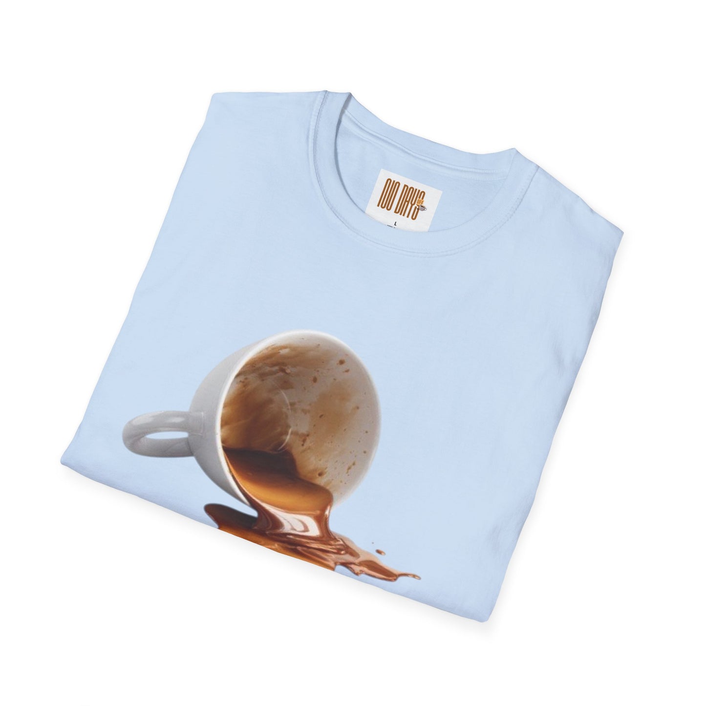 Coffee T-Shirt — “No Days off coffee” Retro Coffee Cup Design