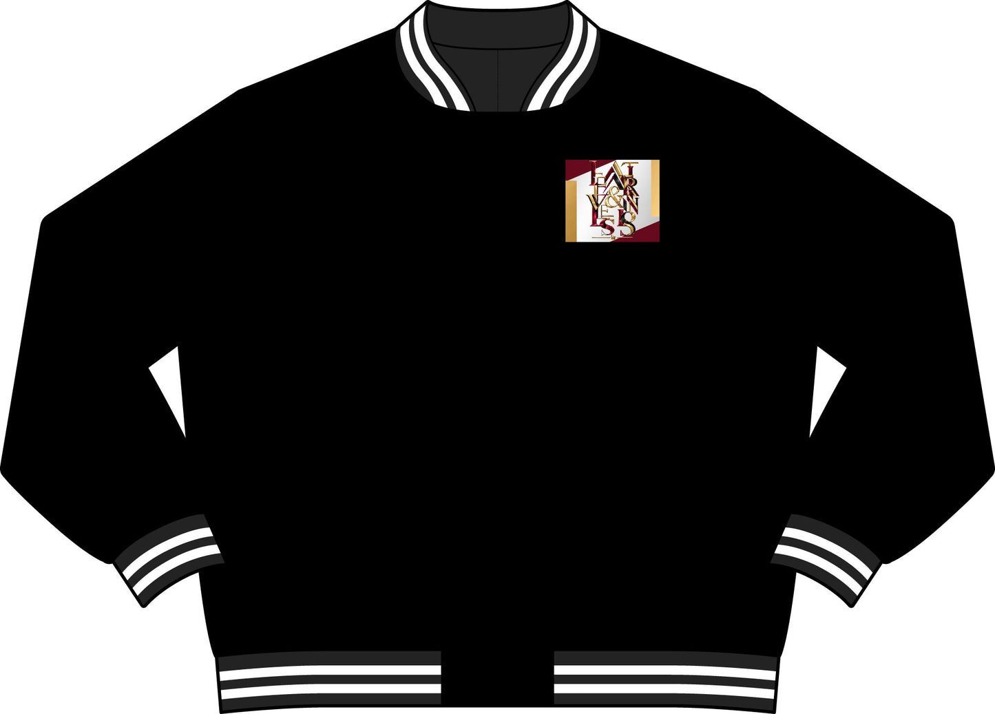 L&T’s Varsity Bomber Jacket — Artistic Lettering 'Lavishly' Back Design