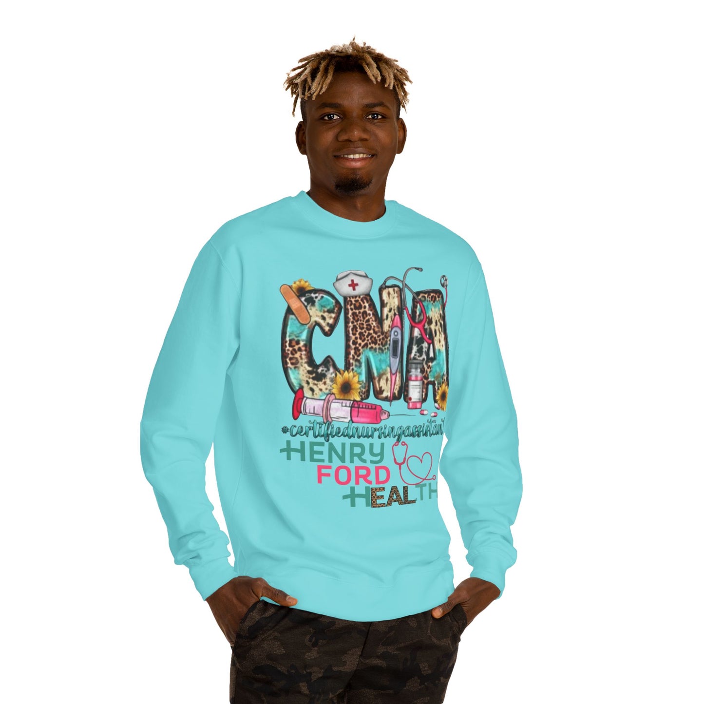 Henry Ford Health cna Crew Neck Sweatshirt, Comfortable Sweater, Gift for Healthcare Workers, Casual Wear, Inspirational Apparel, [...]
