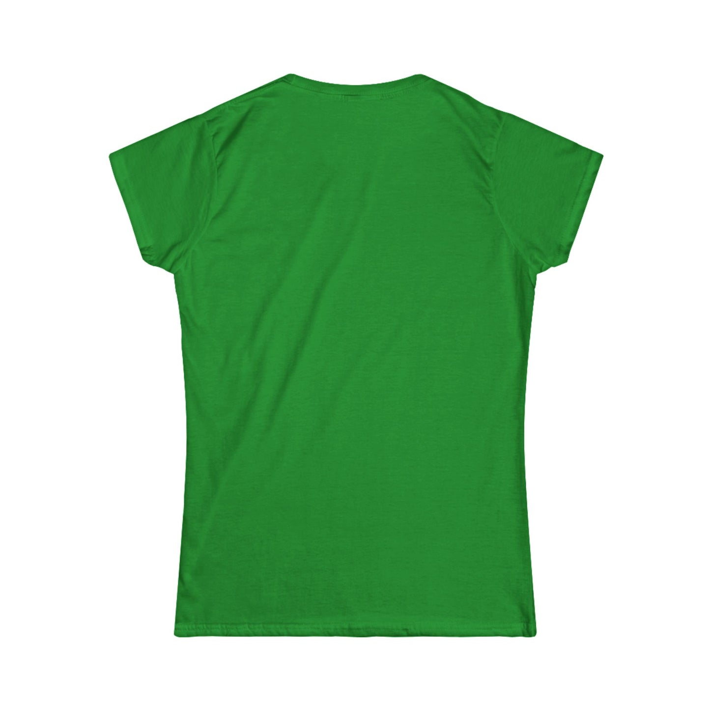 Green Women's Tee - 'Diva's Mission' Script Logo Graphic