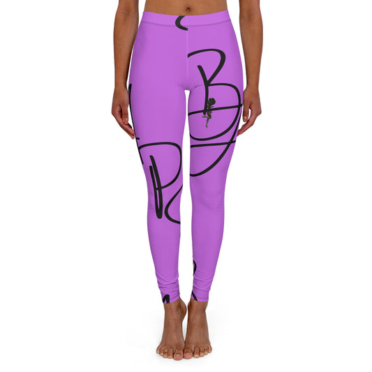 B.a.p.s-Diva Purple High-Waist Women’s Leggings — Everyday Activewear Yoga Pants