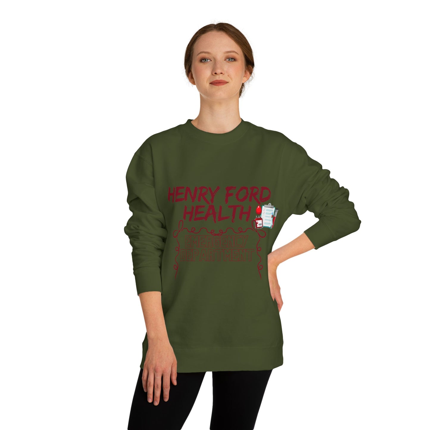 Vinetta Henry Ford Health Unisex Crew Neck Sweatshirt, Comfortable Sweater, Gift for Healthcare Workers, Casual Wear, Inspirational Apparel, [...]
